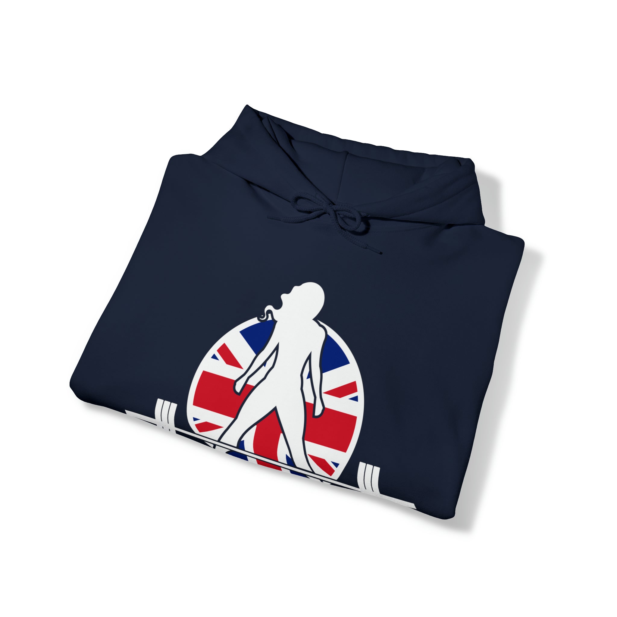 UK Logo - Unisex Heavy Blend Hooded Sweatshirt -  Plain Back