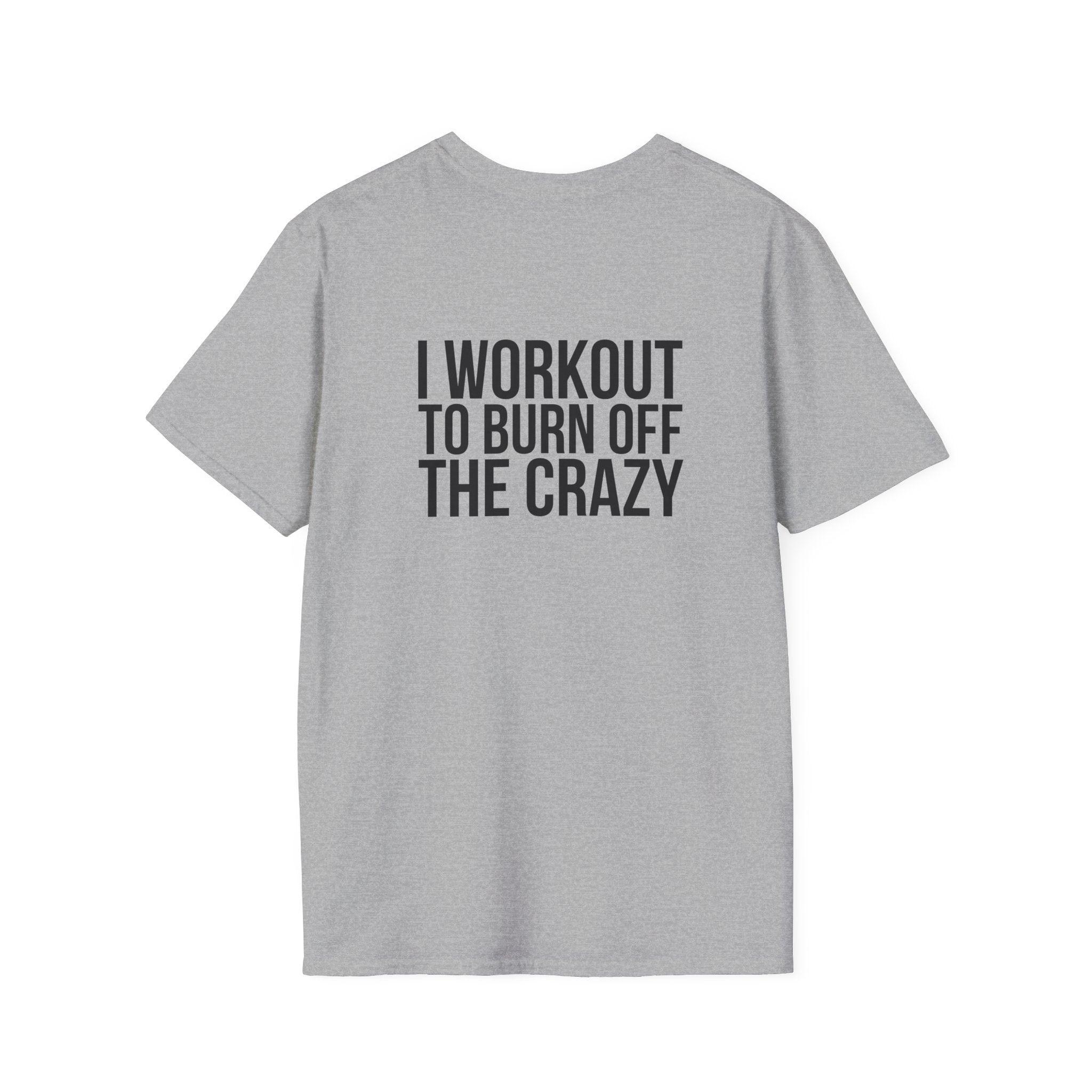 Cardio = Lift Weights Faster - Unisex Softstyle T-Shirt - Logo Front