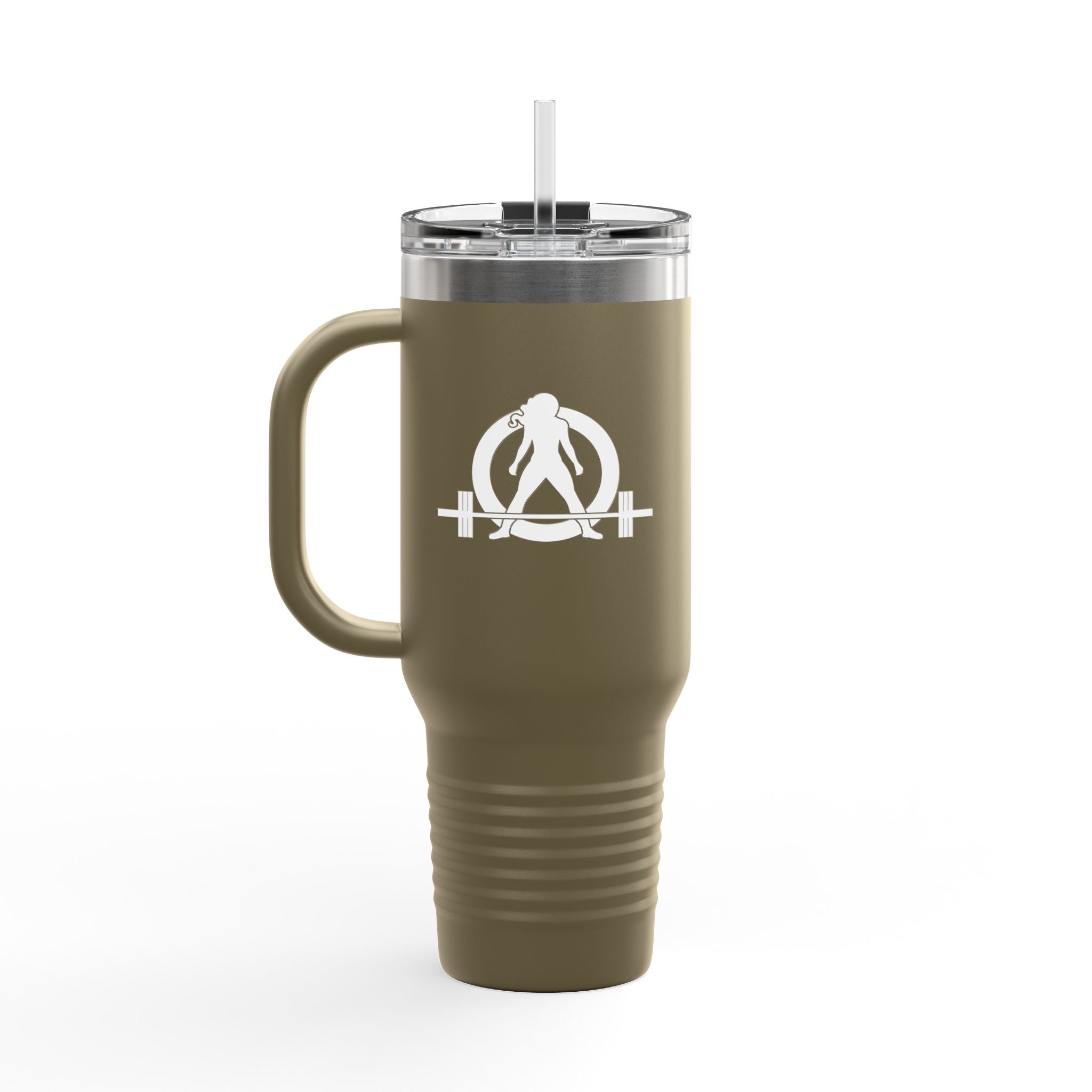 I Don't Want To Look Skinny I Want To Look Like I Can Kick Your Ass - 40oz Insulated Travel Mug