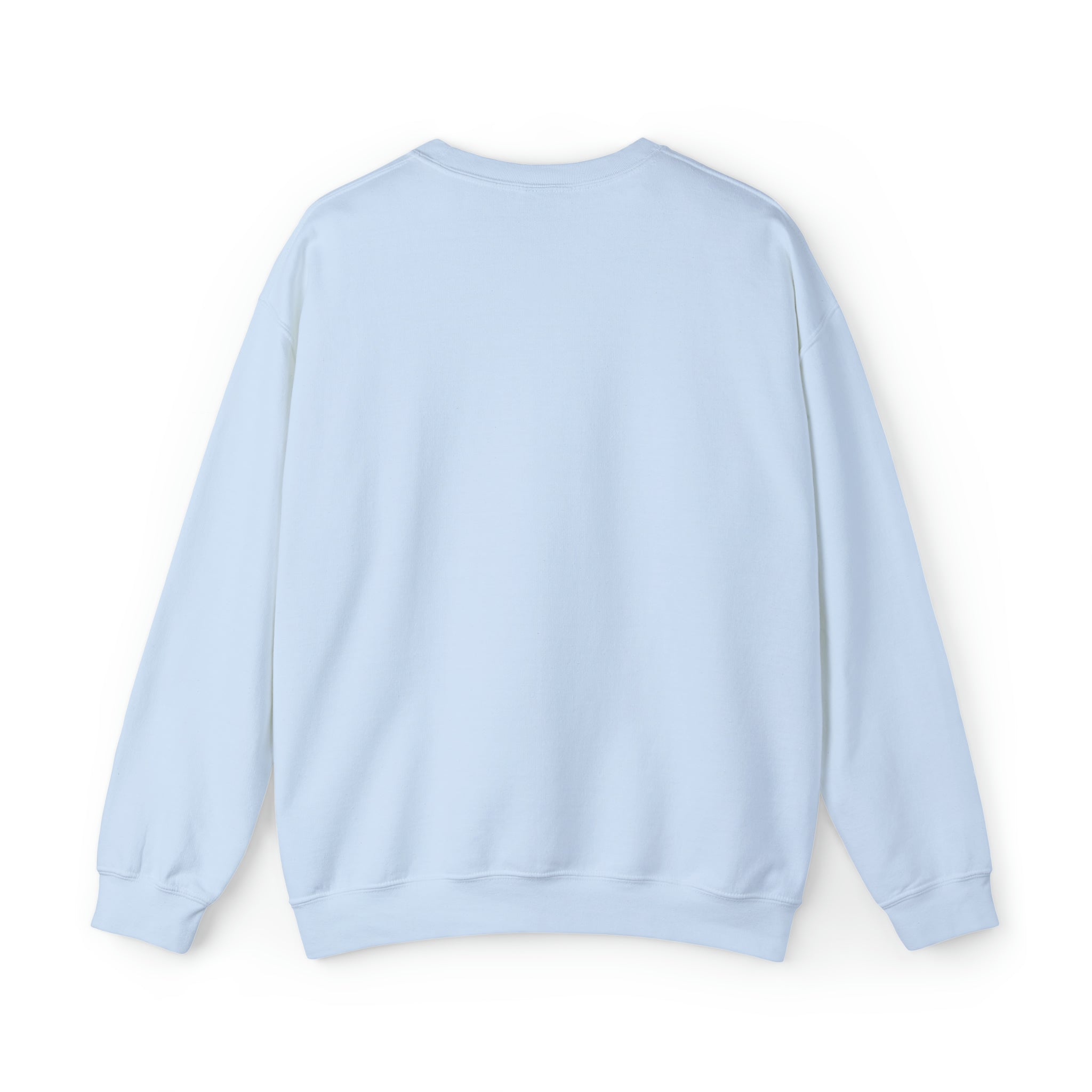 Unisex Heavy Blend™ Crewneck Sweatshirt - Distressed Logo - Plain Back