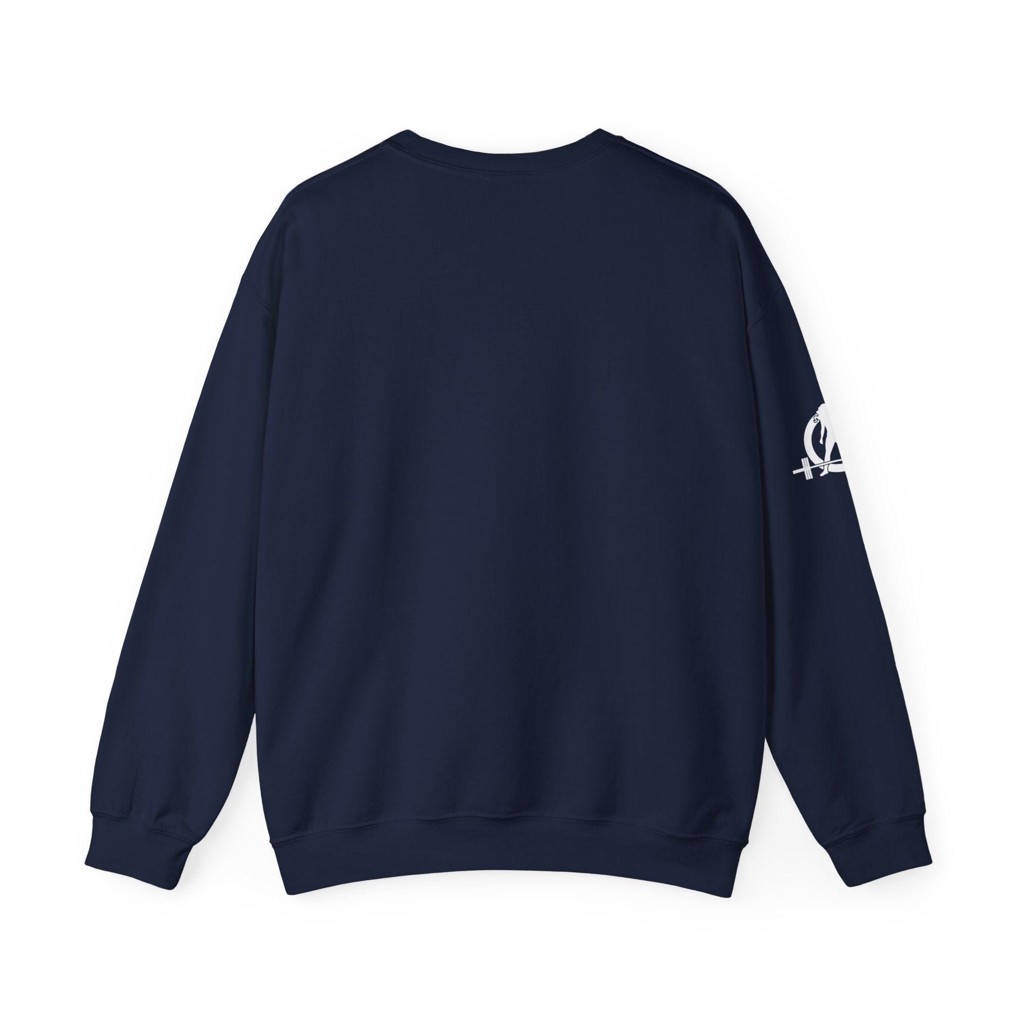 Cardio = Lift Weights Faster - Unisex Heavy Blend™ Crewneck Sweatshirt - Front  Logo