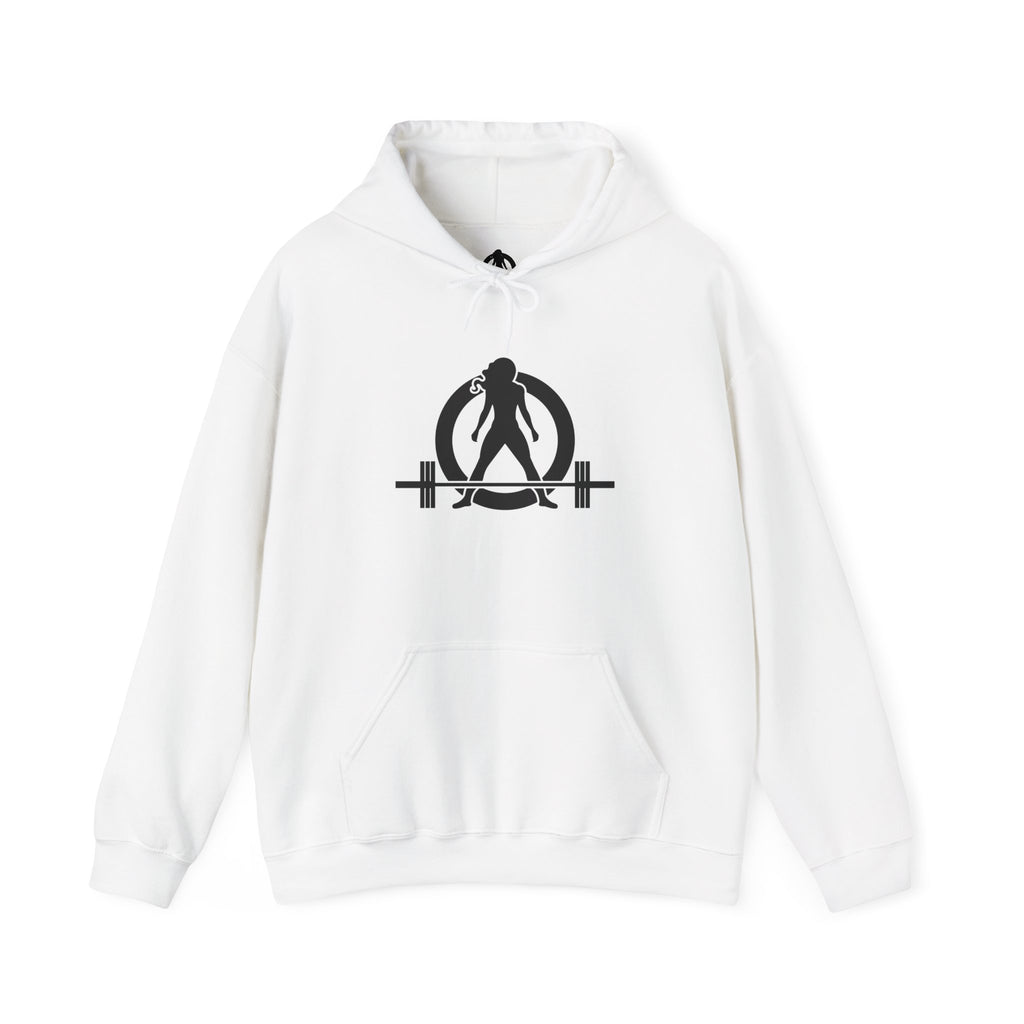 Everything Hurts & I'm Hungry  - Unisex Heavy Blend Hooded Sweatshirt  - Black Print Front and Back