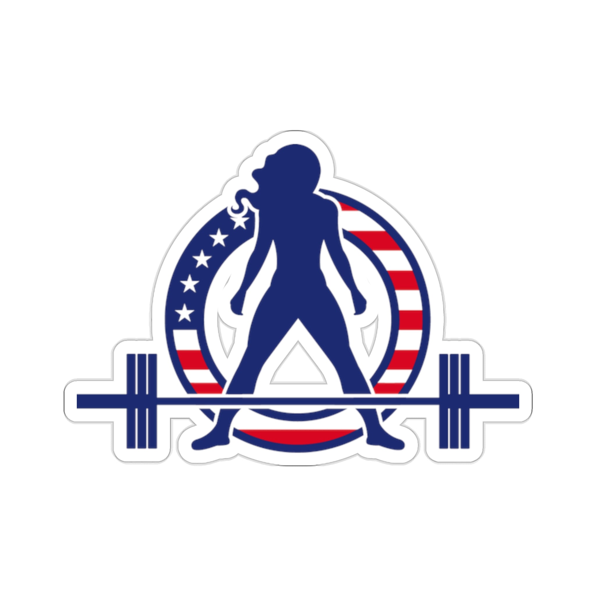 USA Logo - Kiss-Cut Stickers - USA Dark Logo