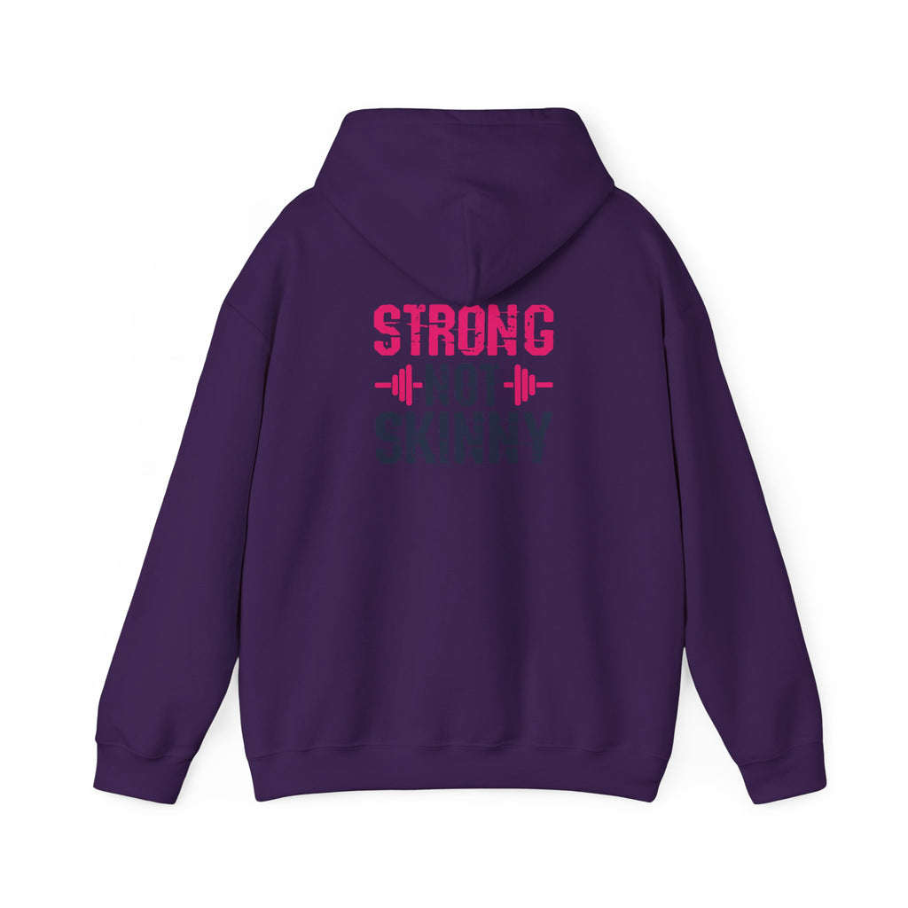 Strong Not Skinny – Unisex Heavy Blend™ Hooded Sweatshirt (Color Distressed Logo)