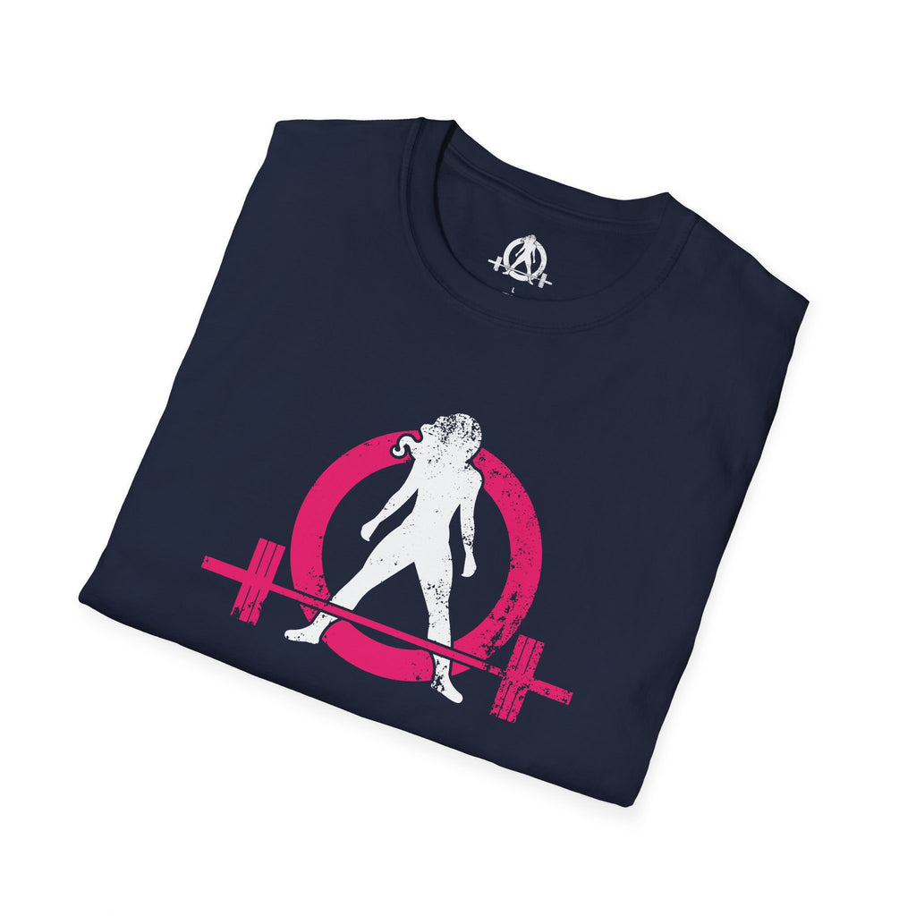Unisex Softstyle T-Shirt - Color Distressed Logo - Plain Back