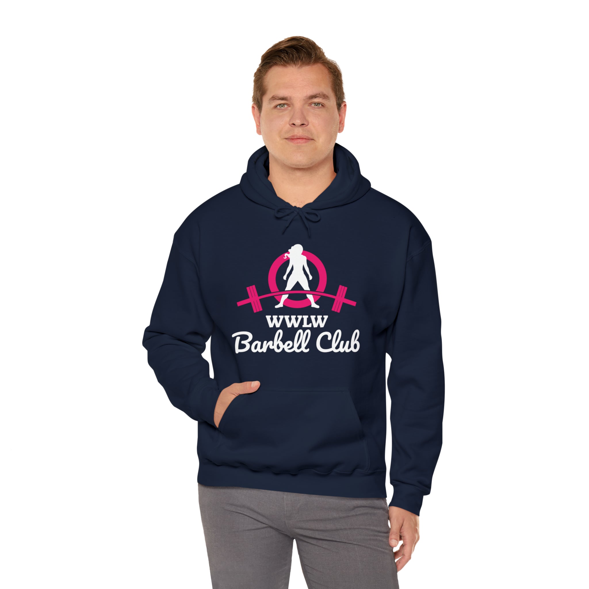 Barbell Club Classic Logo - Unisex Heavy Blend Hooded Sweatshirt