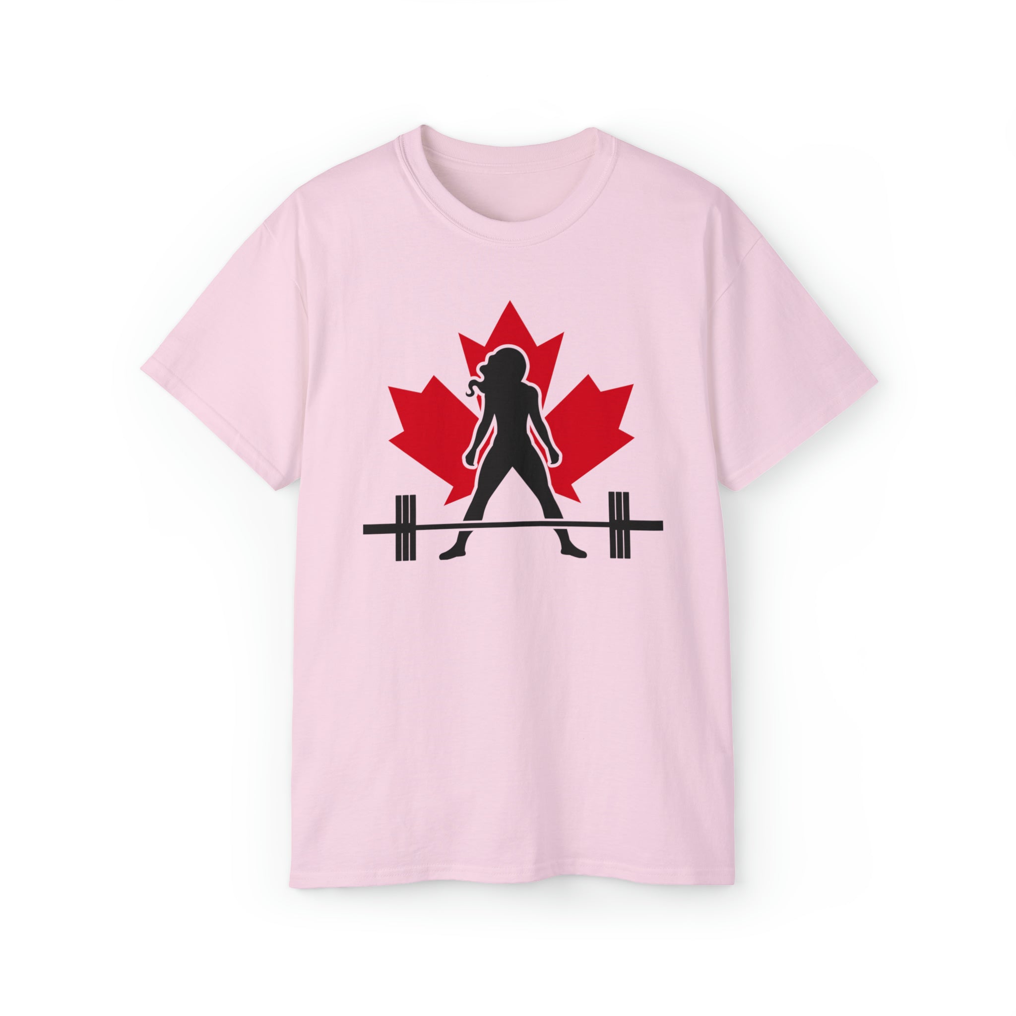 Unisex Ultra Cotton Tee - Canada Logo Light - Plain Back
