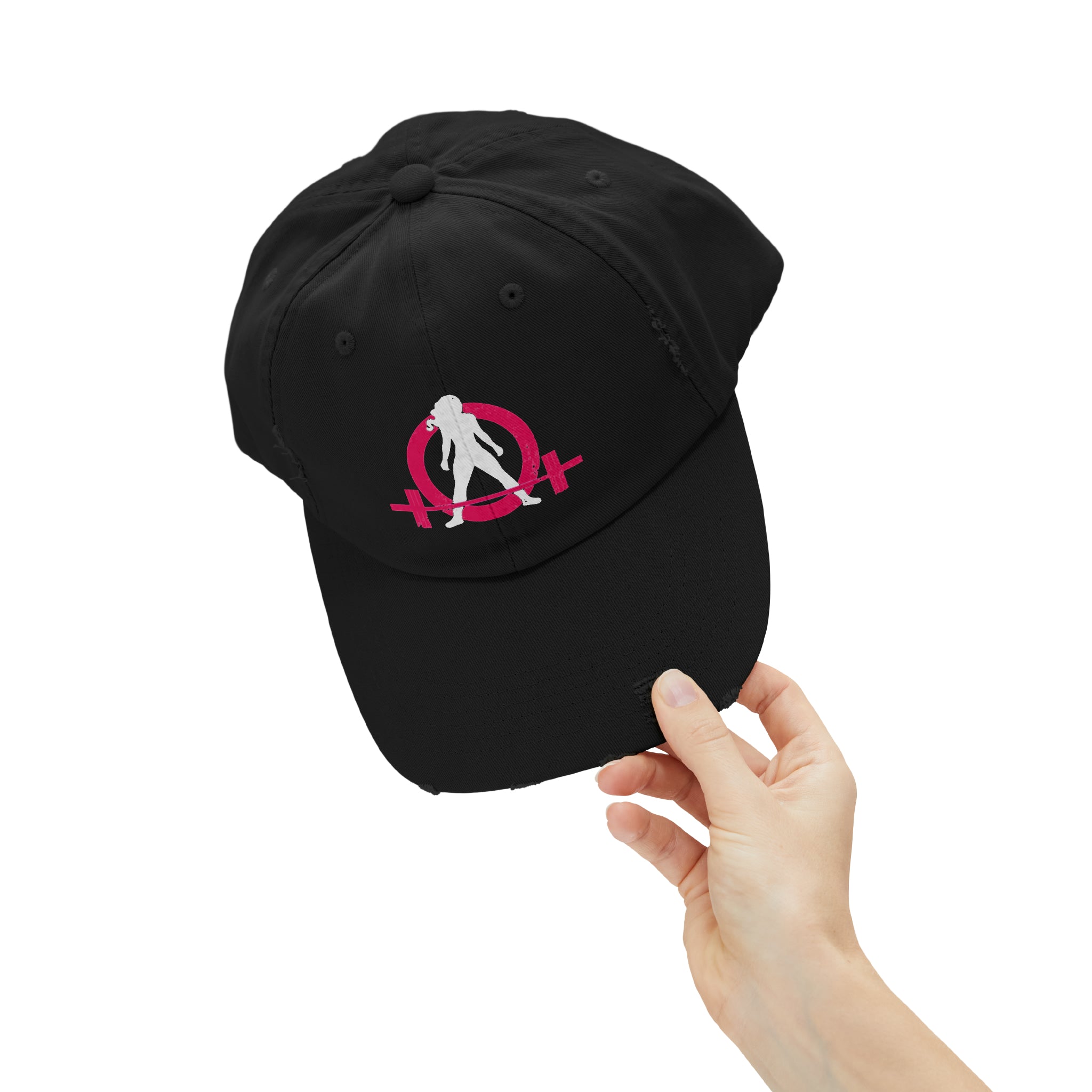 Unisex Distressed Cap - Classic Color Distressed Logo