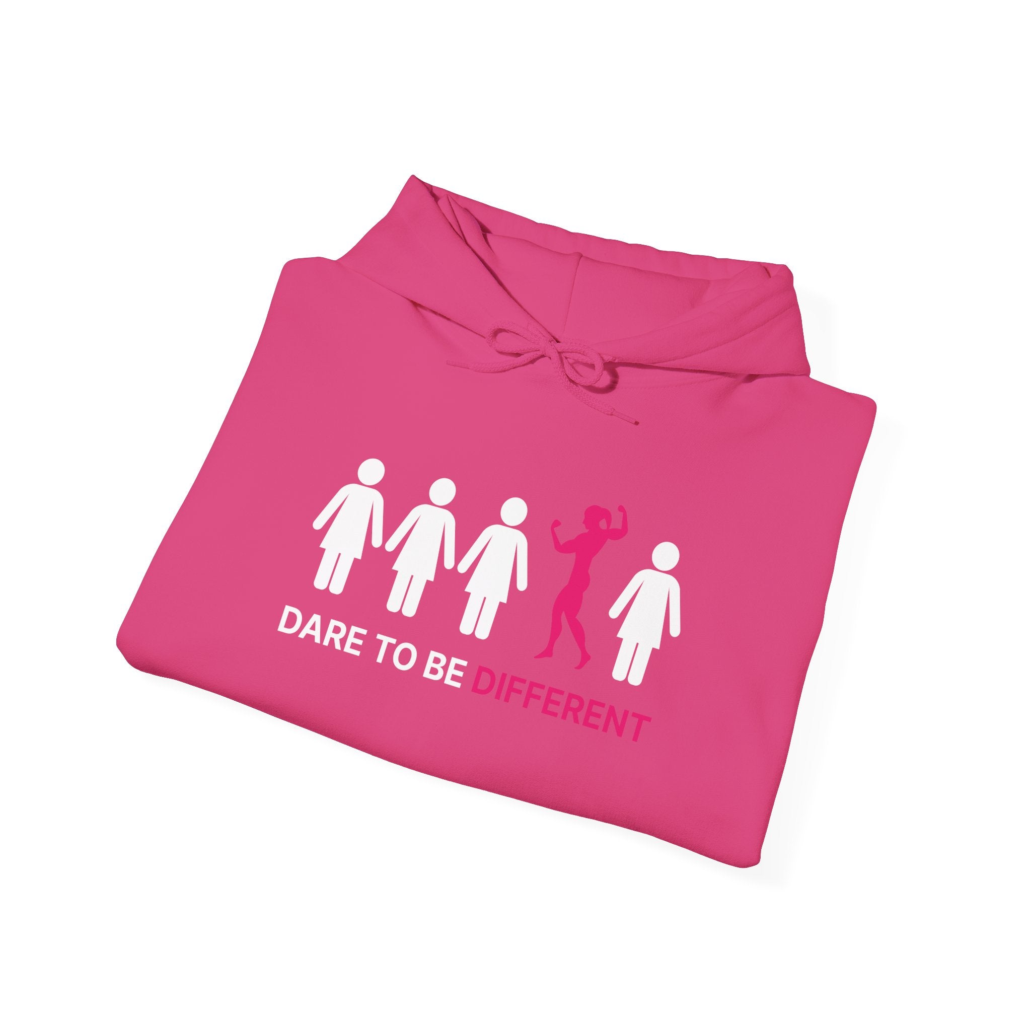 Dare To Be Different Flex - Unisex Heavy Blend Hooded Sweatshirt -  Print on Front & Back