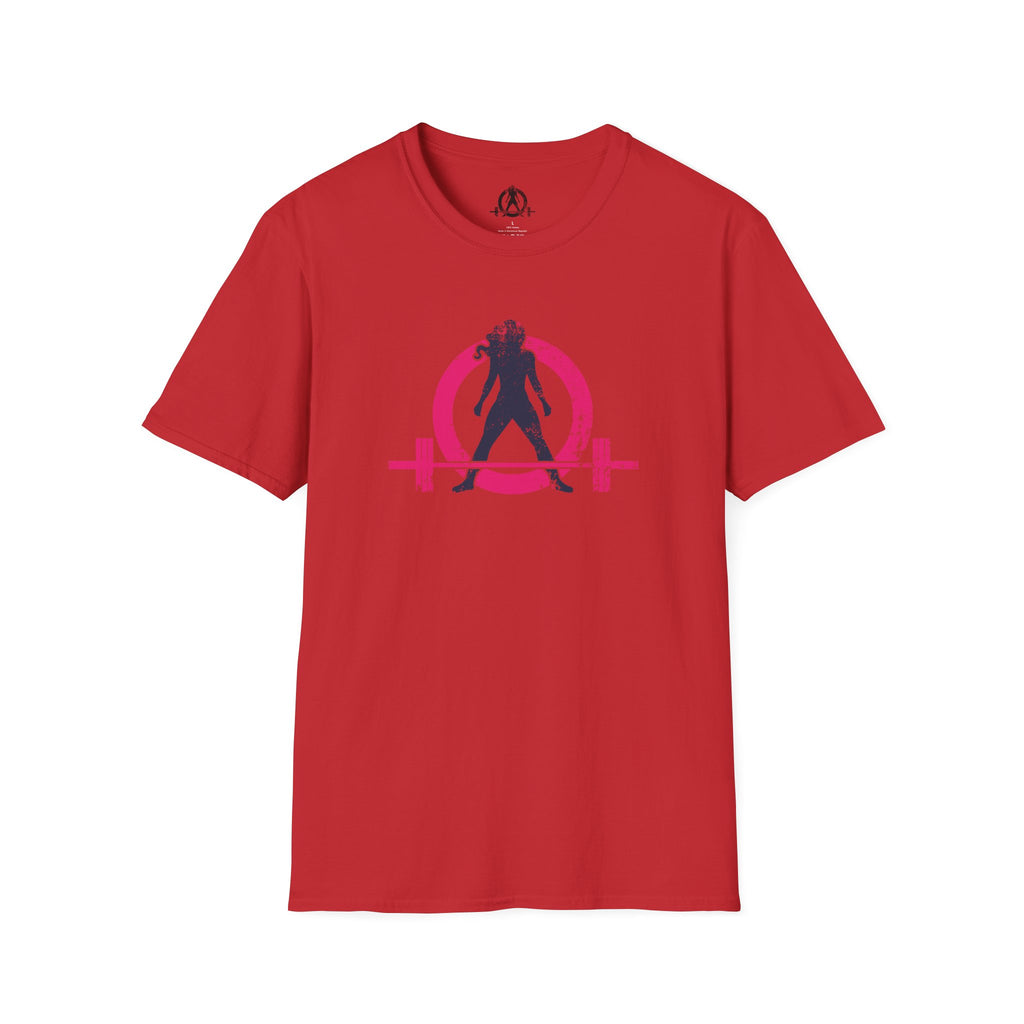 Unisex Softstyle T-Shirt - Inverted Color Distressed Logo - Plain Back (BEST SELLER)