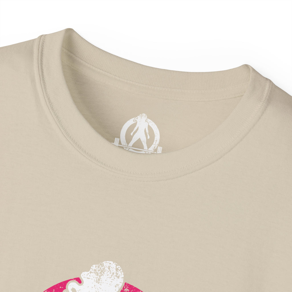 Distressed - Unisex Ultra Cotton Tee - Inverted Color Logo - Plain Back (BEST SELLER)