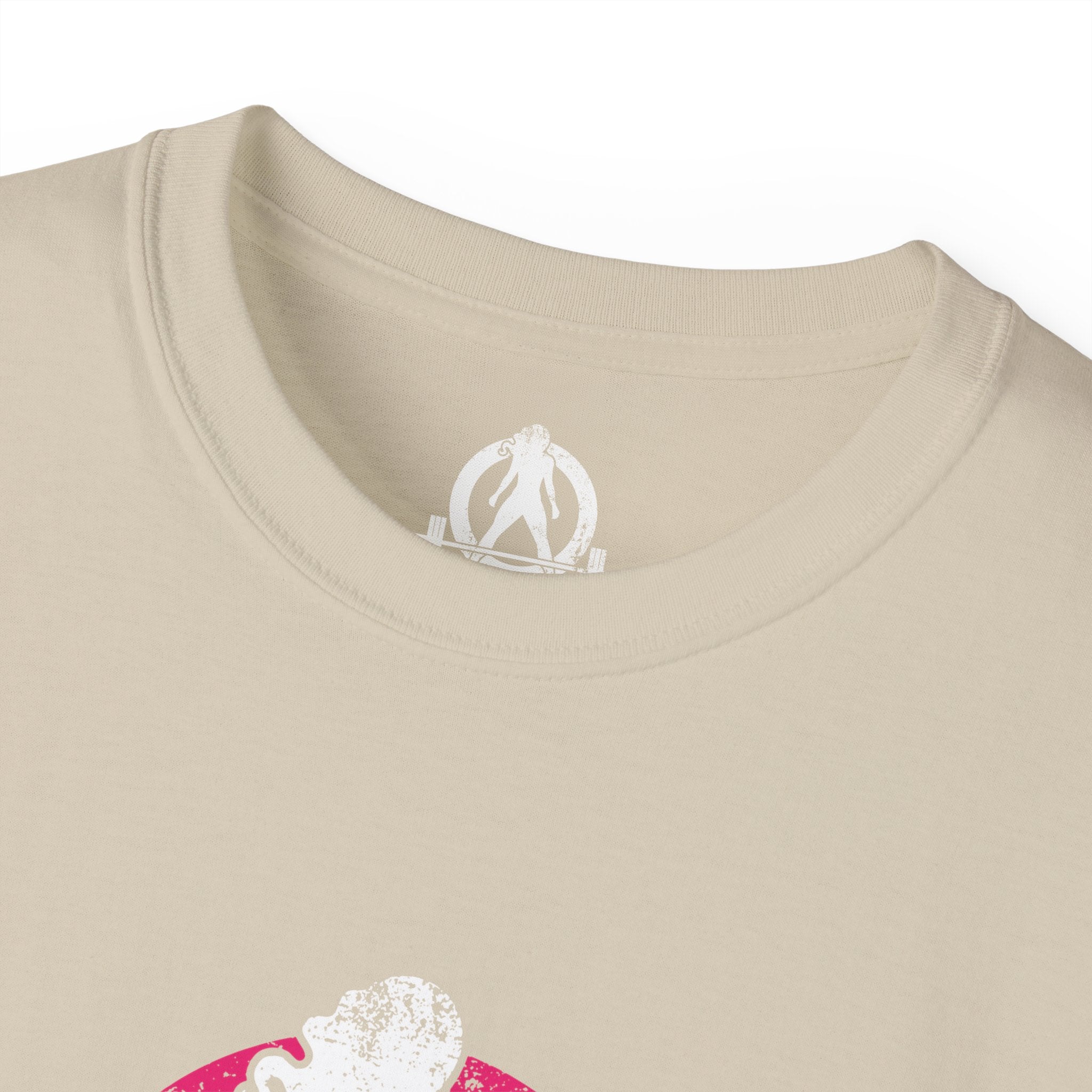 Distressed - Unisex Ultra Cotton Tee - Inverted Color Logo - Plain Back (BEST SELLER)