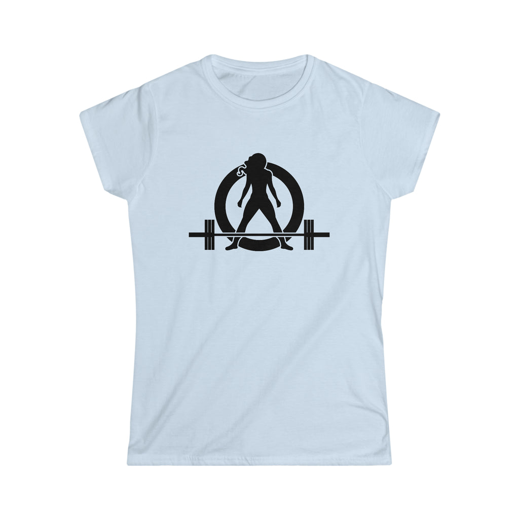 25 + 25 = 70 - Women's Softstyle Tee - Black Logo on Front & Back