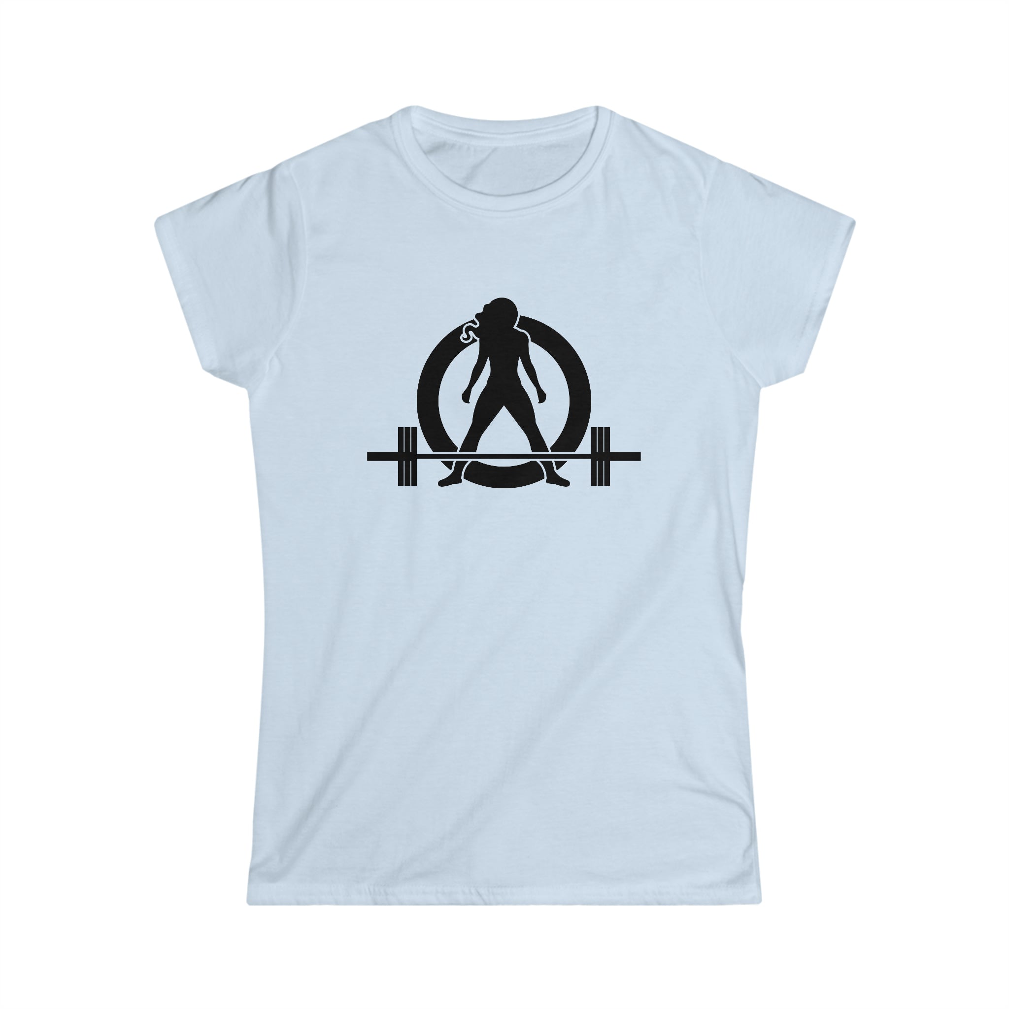 25 + 25 = 70 - Women's Softstyle Tee - Black Logo on Front & Back