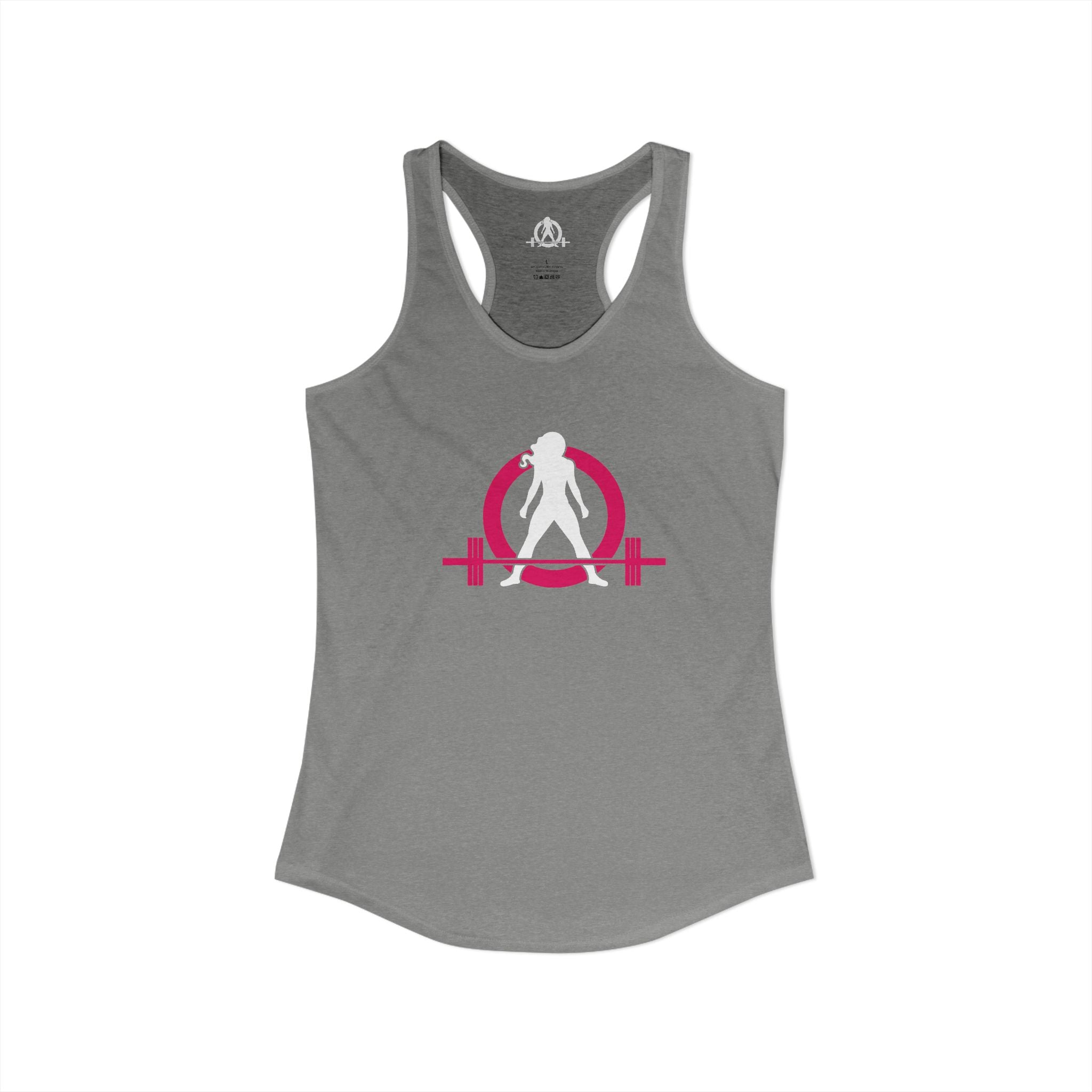 Strong Is Beautiful - Women's Ideal Racerback Tank - Classic Logo Front & Back