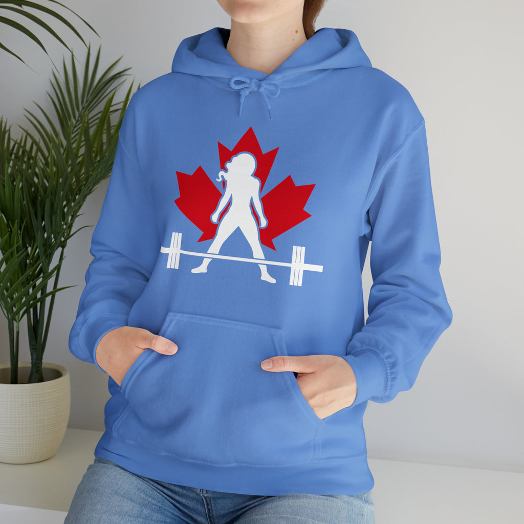 Unisex Heavy Blend Hooded Sweatshirt - Canada Dark Logo - Plain Back
