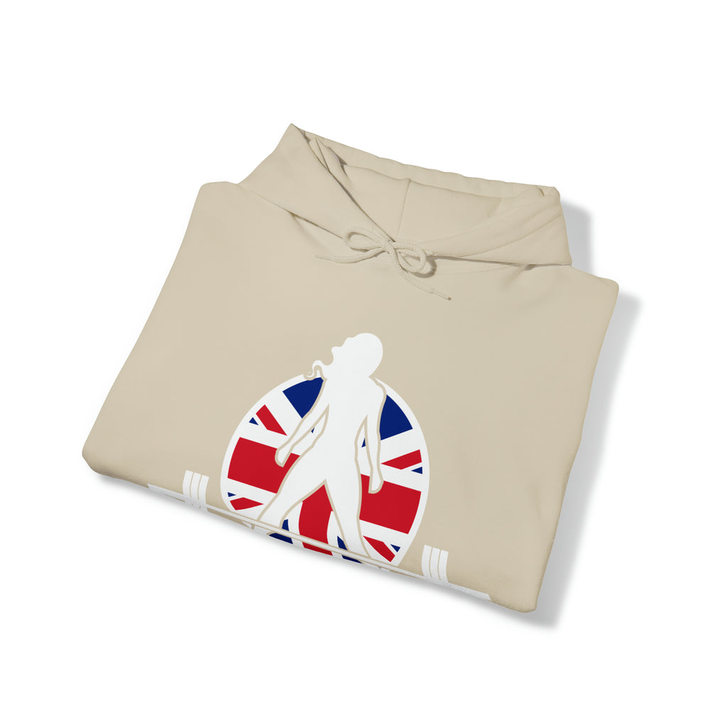 UK Logo - Unisex Heavy Blend Hooded Sweatshirt -  Plain Back