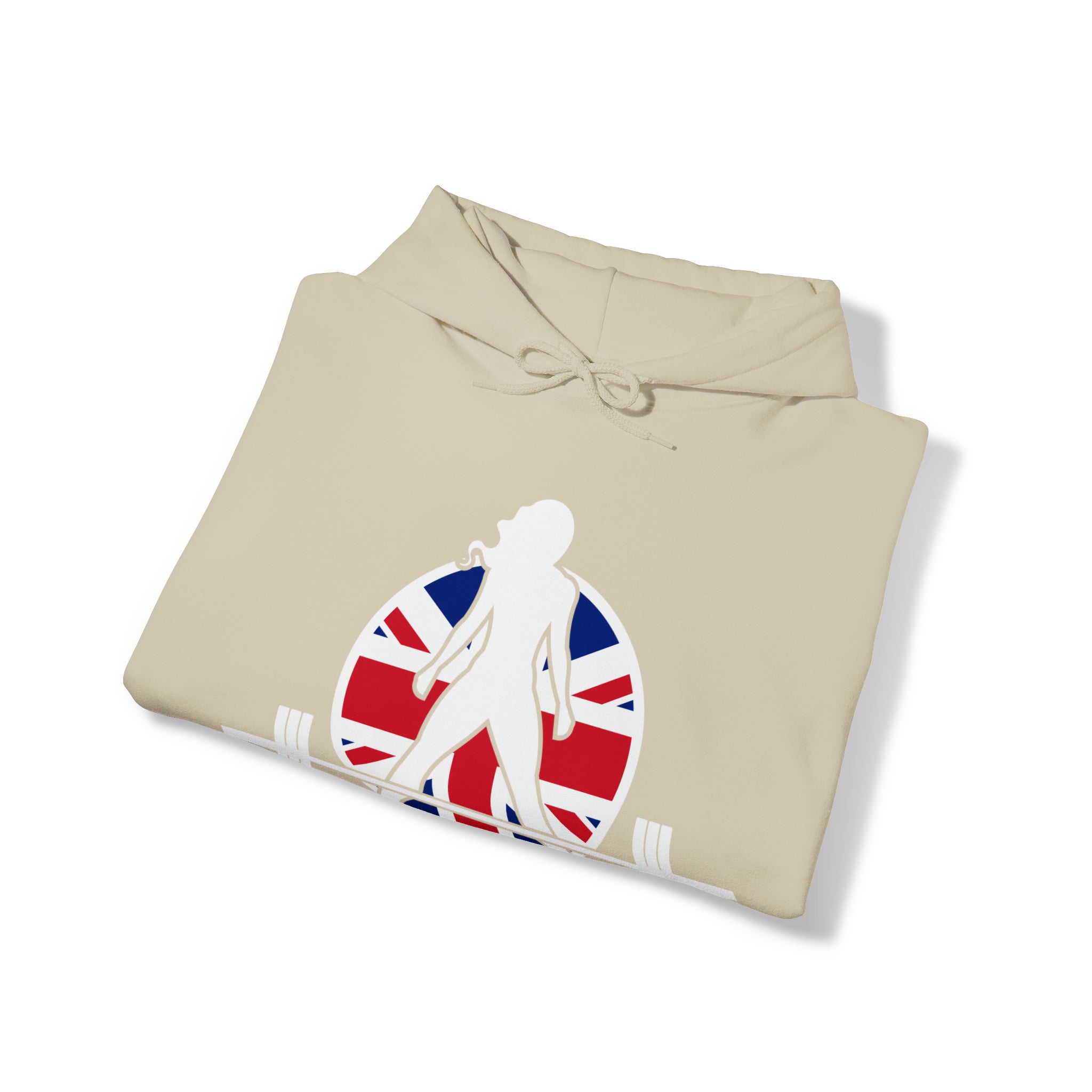 UK Logo - Unisex Heavy Blend Hooded Sweatshirt -  Plain Back