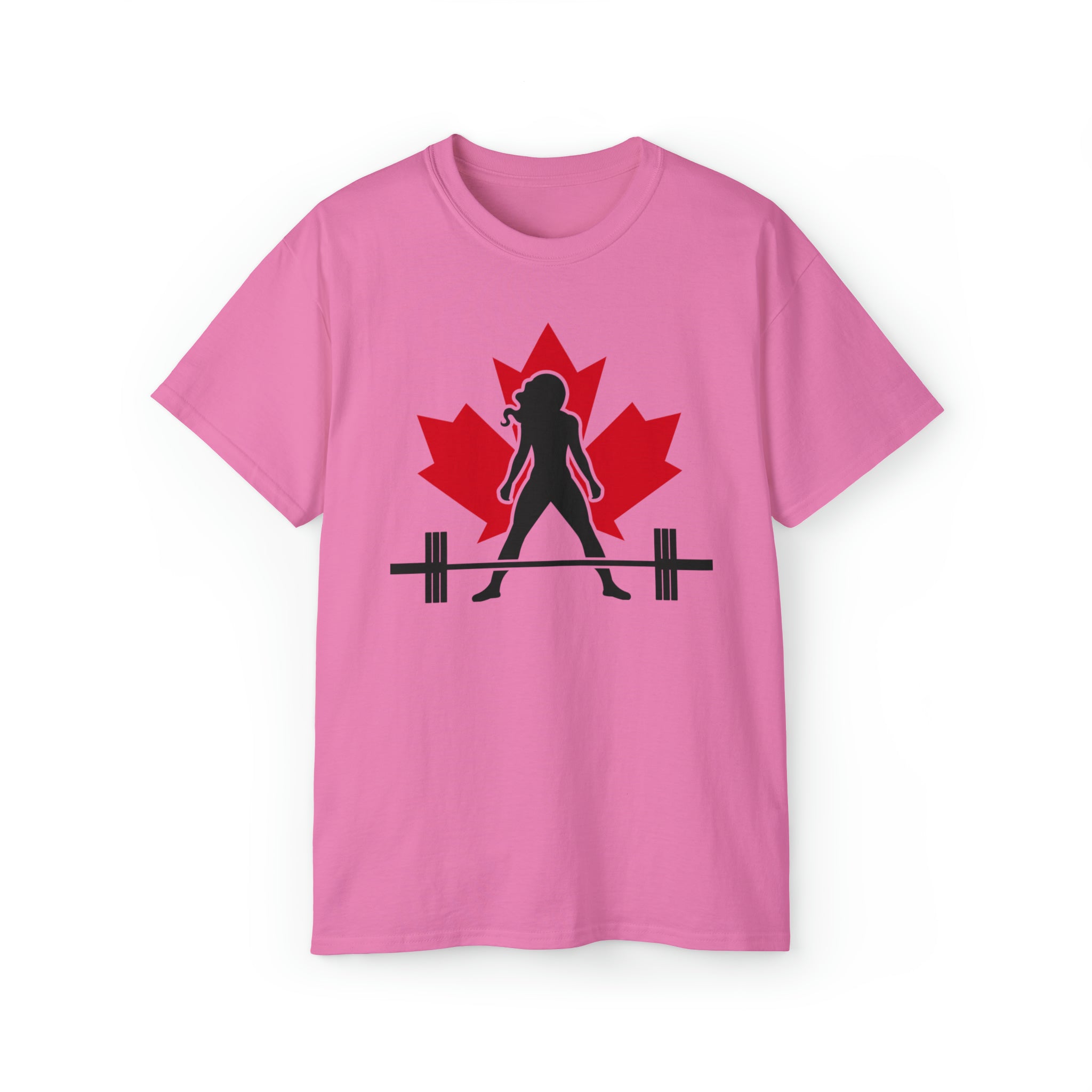 Unisex Ultra Cotton Tee - Canada Logo Light - Plain Back