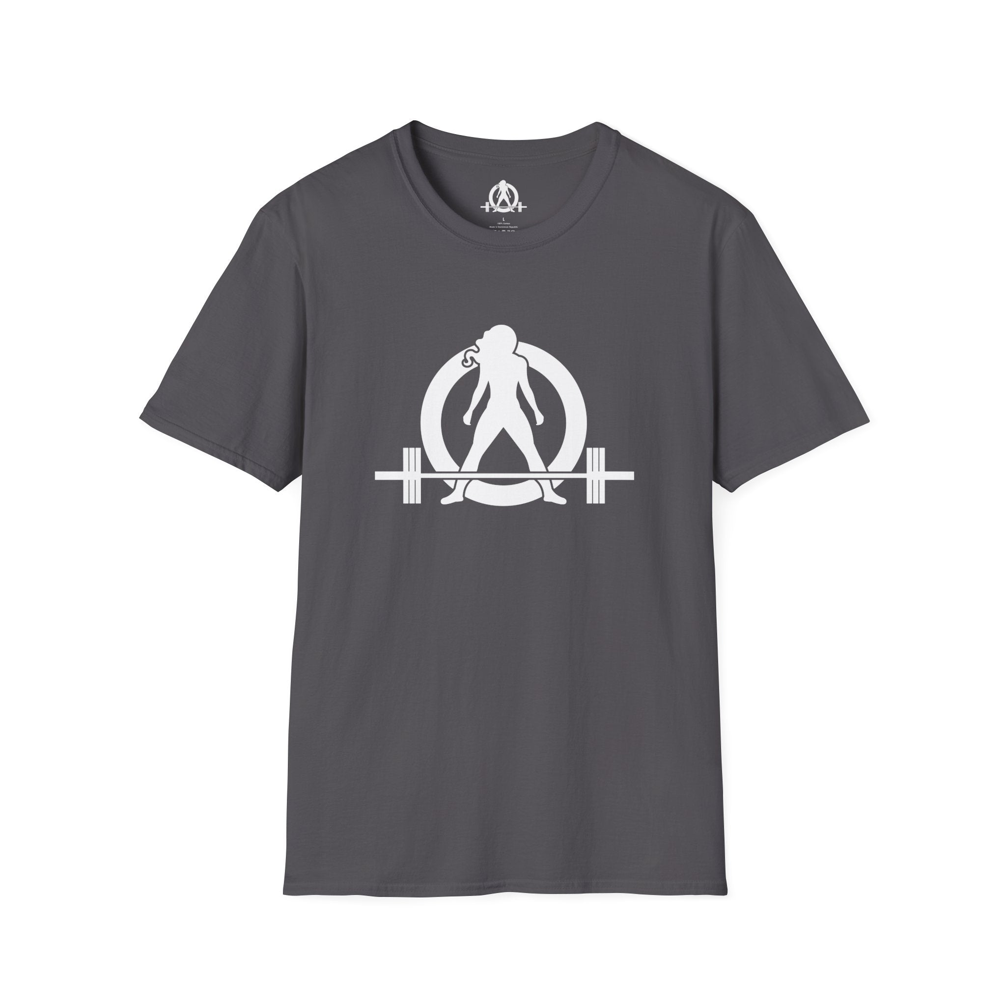 Iron Sharpens Iron - Unisex Softstyle T-Shirt - White Logo Front & Back