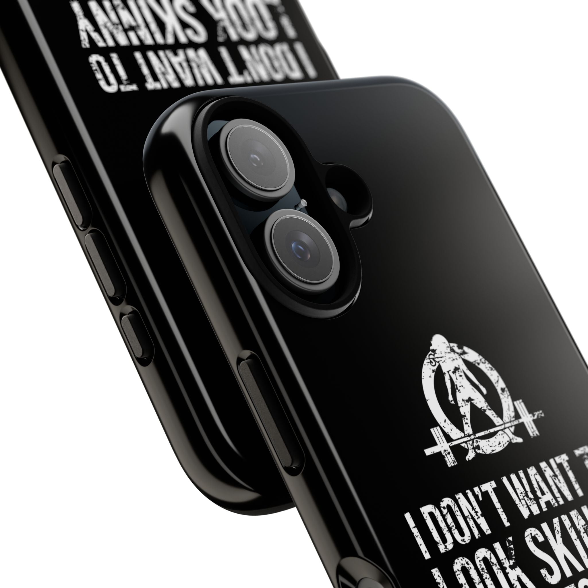 Tough Cases - I Don't Want To Look Skinny I Want To Look Like I Can Kick Your Ass - WWLW Logo