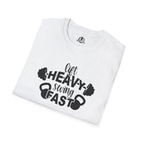 Lift Heavy Swing Fast - Unisex Softstyle T-Shirt - Logo Front