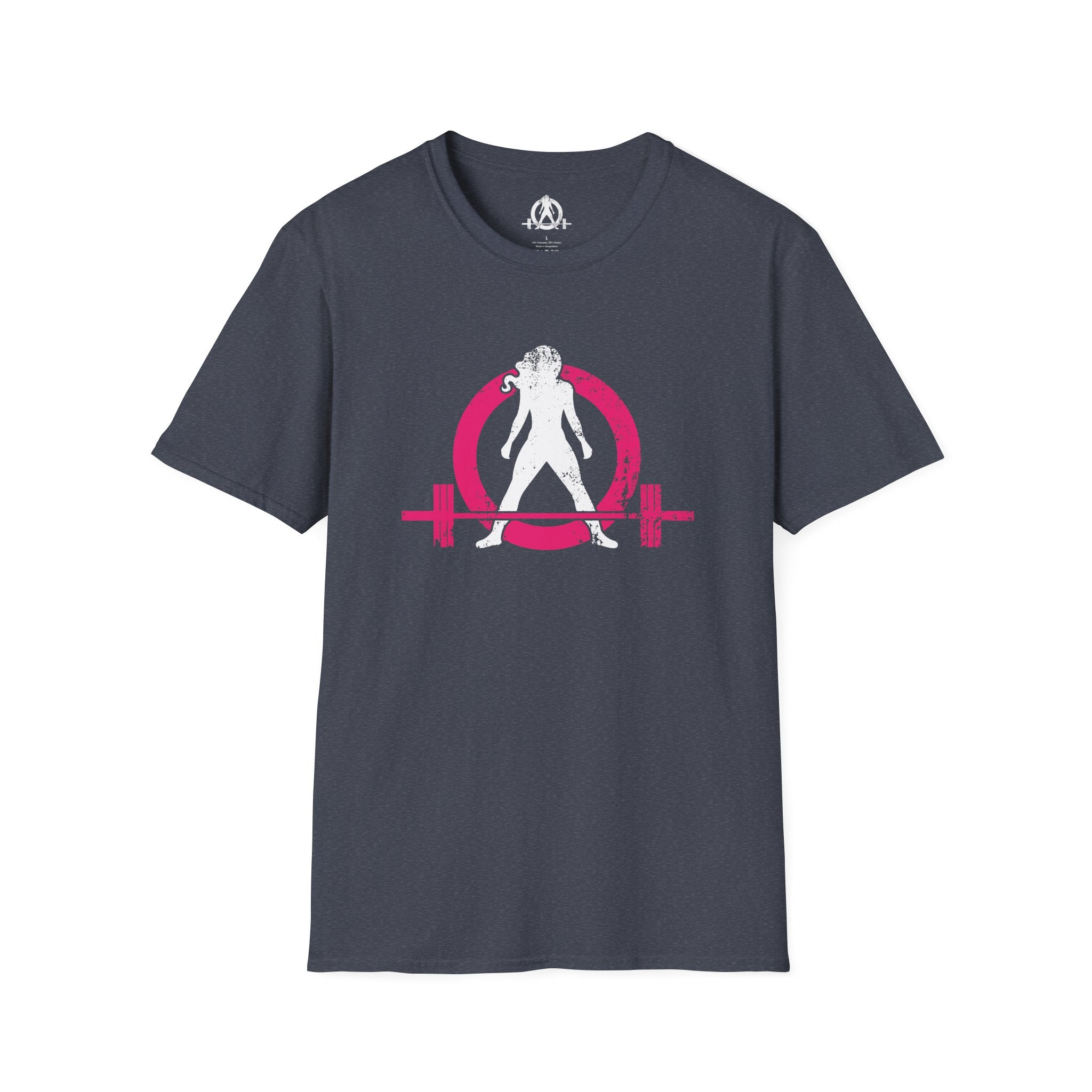 The Bar Is Loaded - Unisex Softstyle T-Shirt - Color Distressed Logo