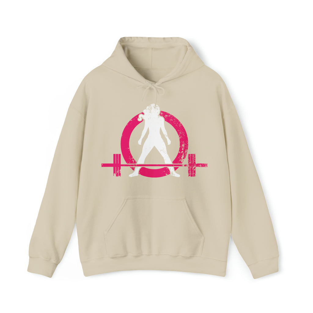 Strong Not Skinny - Color Distressed Logo - Unisex Heavy Blend Hooded Sweatshirt