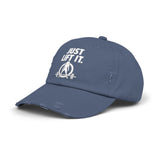 Just Lift It - Unisex Distressed Cap