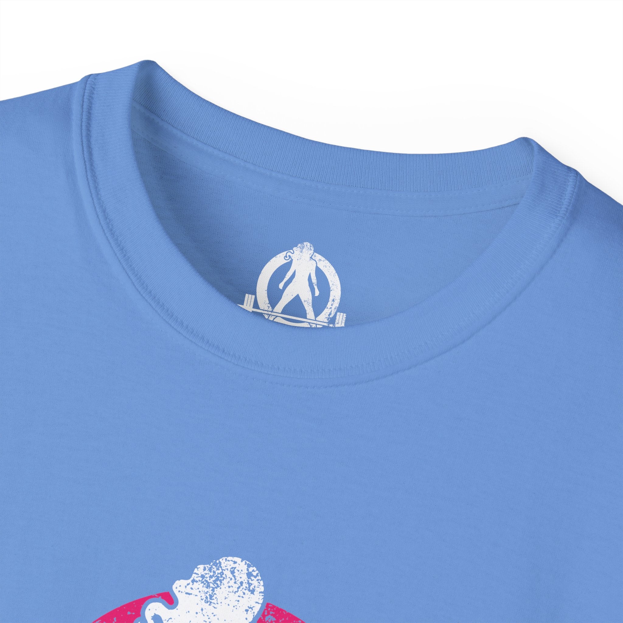 Distressed - Unisex Ultra Cotton Tee - Inverted Color Logo - Plain Back (BEST SELLER)
