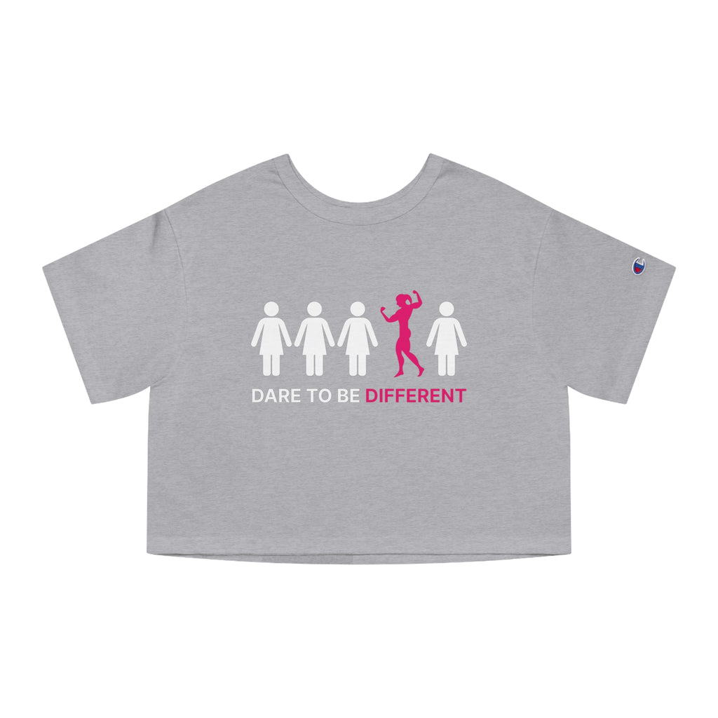 Dare To Be Different - Flex - Champion Women's Heritage Cropped T-Shirt