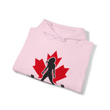 Canada Logo - Unisex Heavy Blend Hooded Sweatshirt - Canada Logo Light - Plain Back