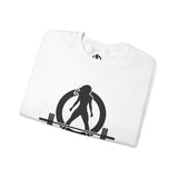 Iron Sharpens Iron - Unisex Heavy Blend™ Crewneck Sweatshirt - Front Black Logo - Front & Back Print