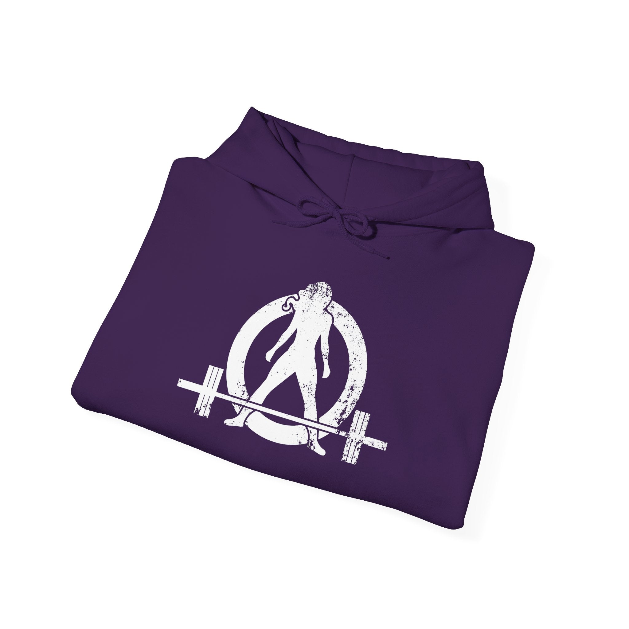 Distressed Logo - Unisex Heavy Blend Hooded Sweatshirt - White Logo  (BEST SELLER)