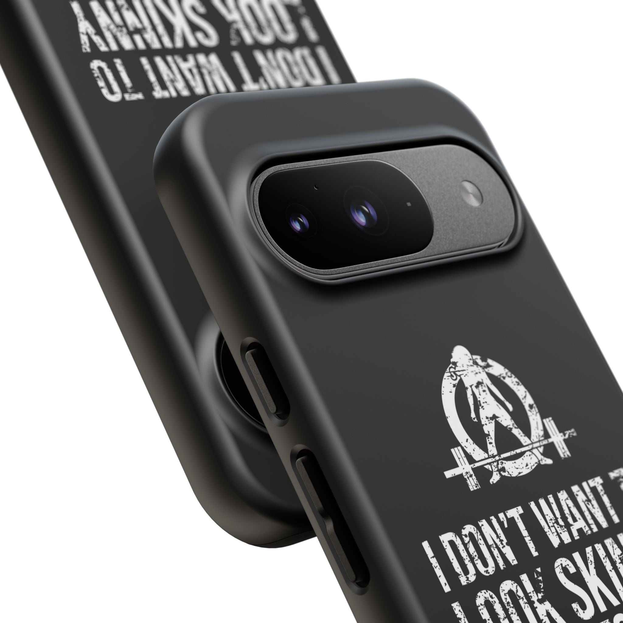 Tough Cases - I Don't Want To Look Skinny I Want To Look Like I Can Kick Your Ass - WWLW Logo