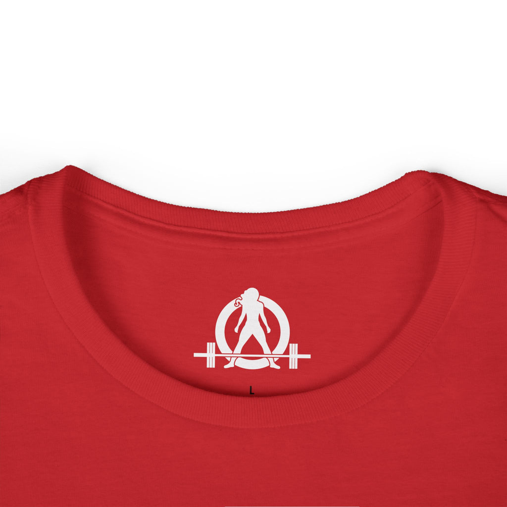 Kick Your Ass - Women's Softstyle Tee - White Logo - V2