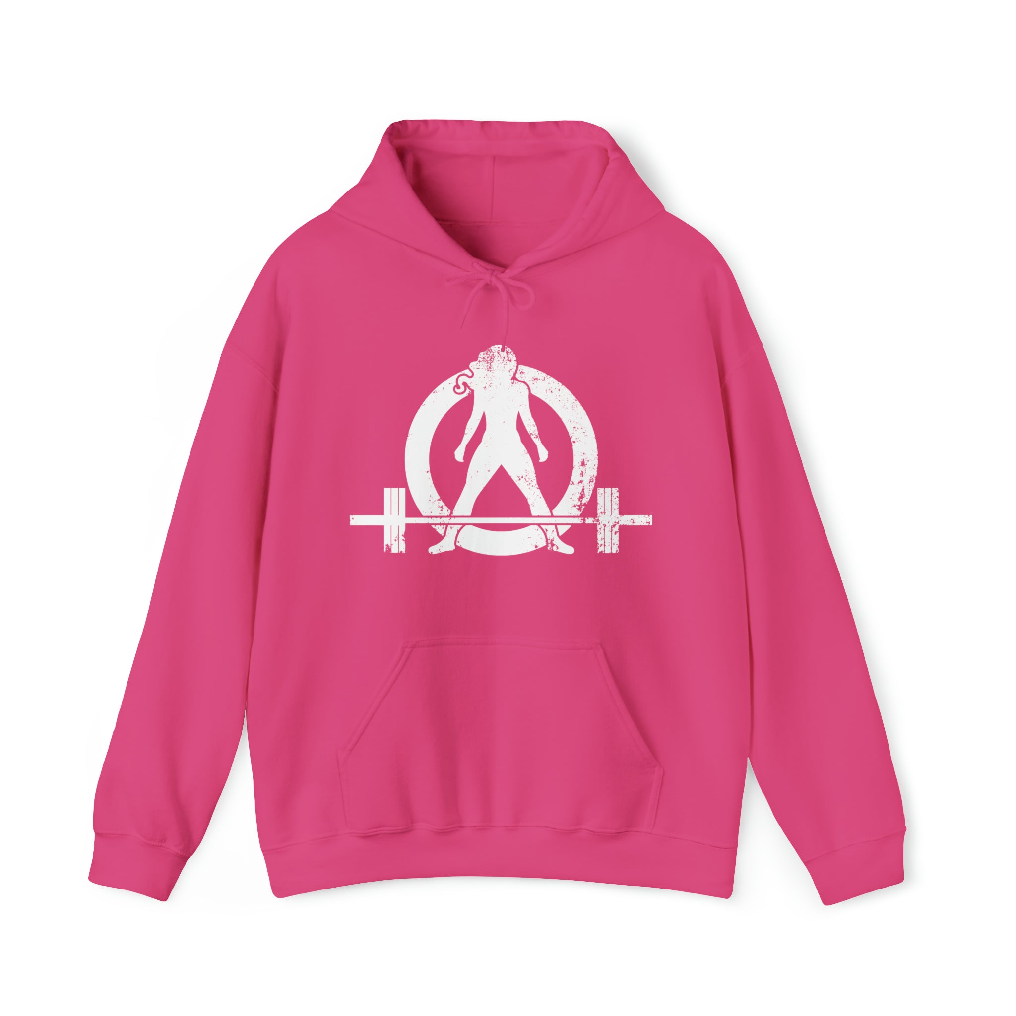 Strong Is Beautiful - Unisex Heavy Blend Hooded Sweatshirt - Distressed White Logo -  (BEST SELLER)