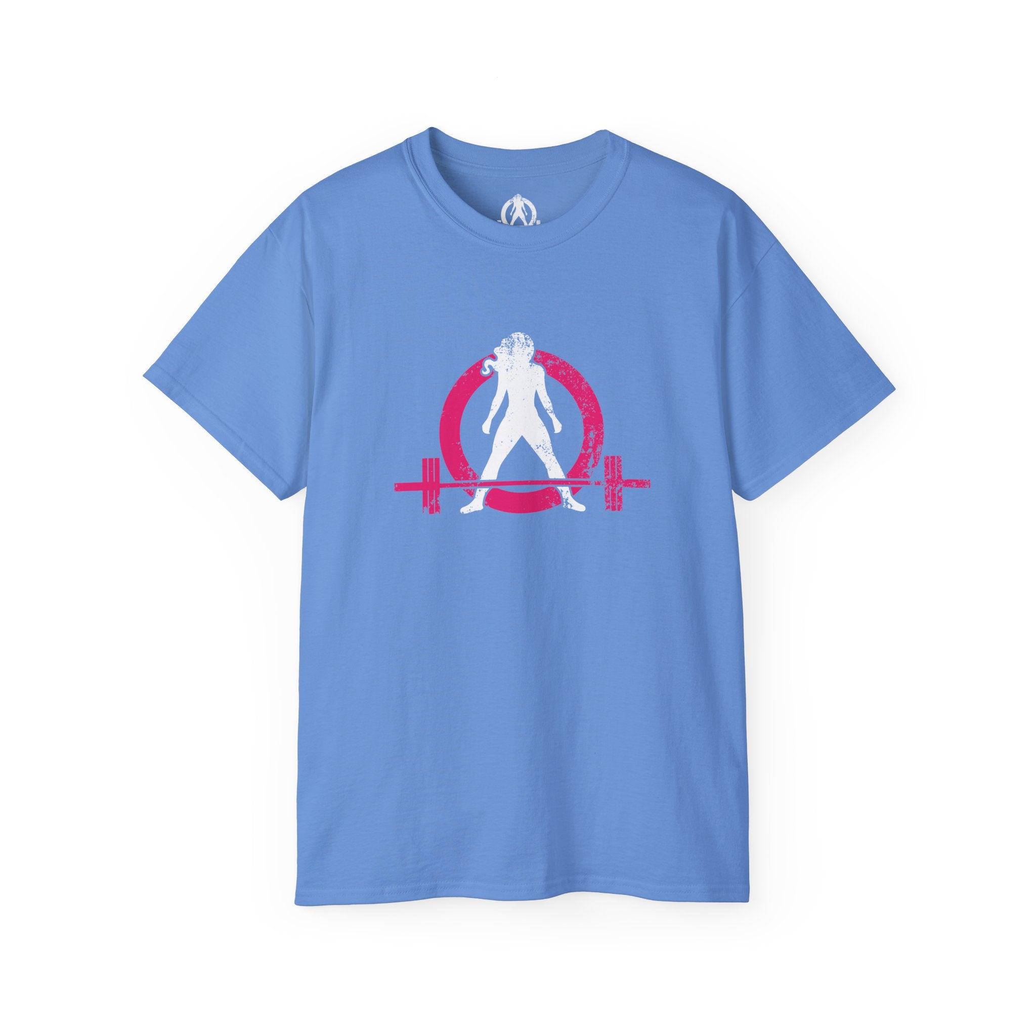 Distressed - Unisex Ultra Cotton Tee - Inverted Color Logo - Plain Back (BEST SELLER)