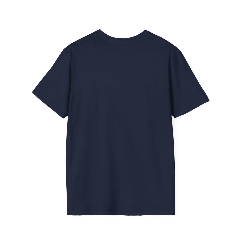 Heavy Weights Barbell Club  - Unisex Softstyle T-Shirt - Black Logo - Plain Back