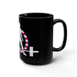 Black Mug, 15oz - USA Dark Logo