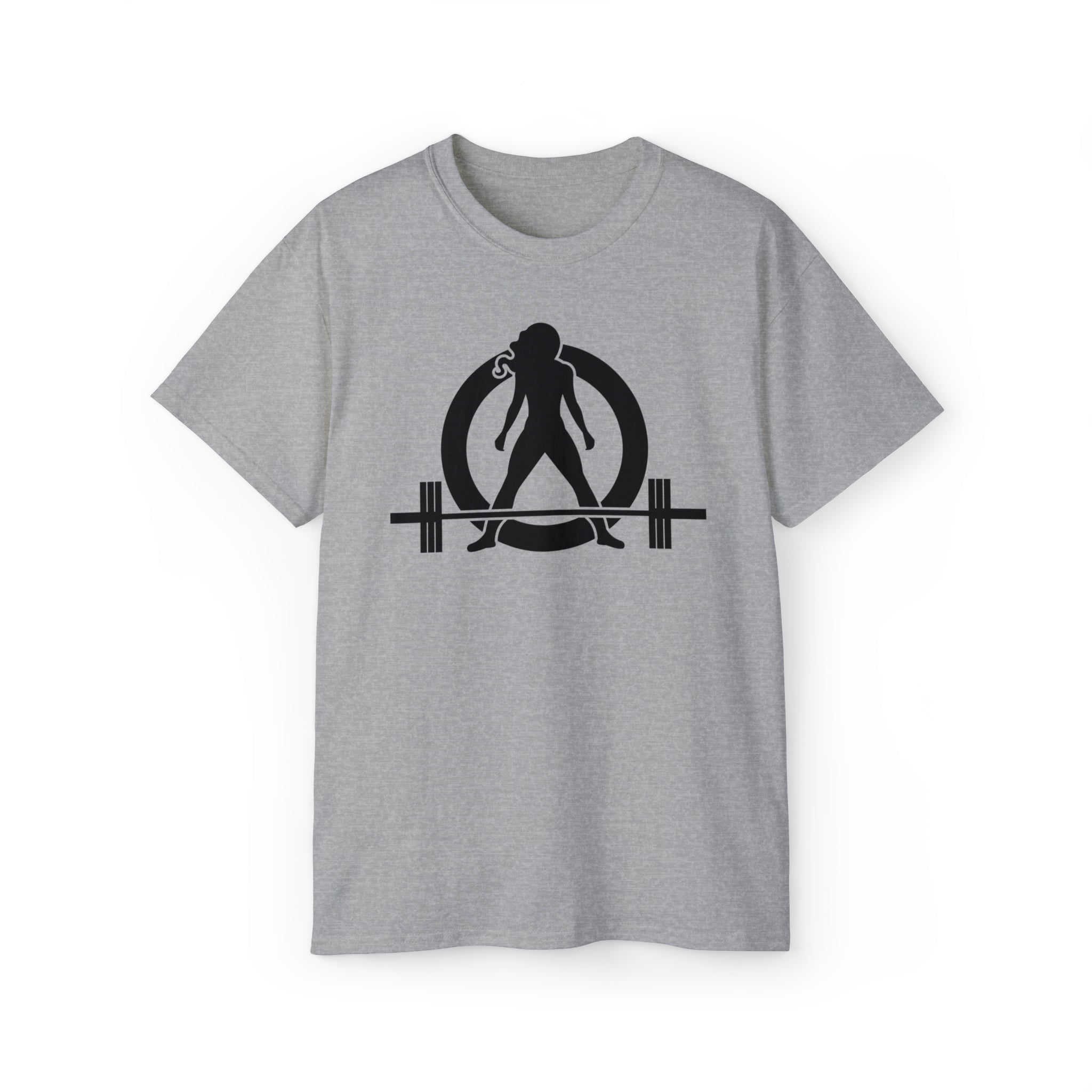 Classic Logo Black - Unisex Ultra Cotton Tee - Plain Back