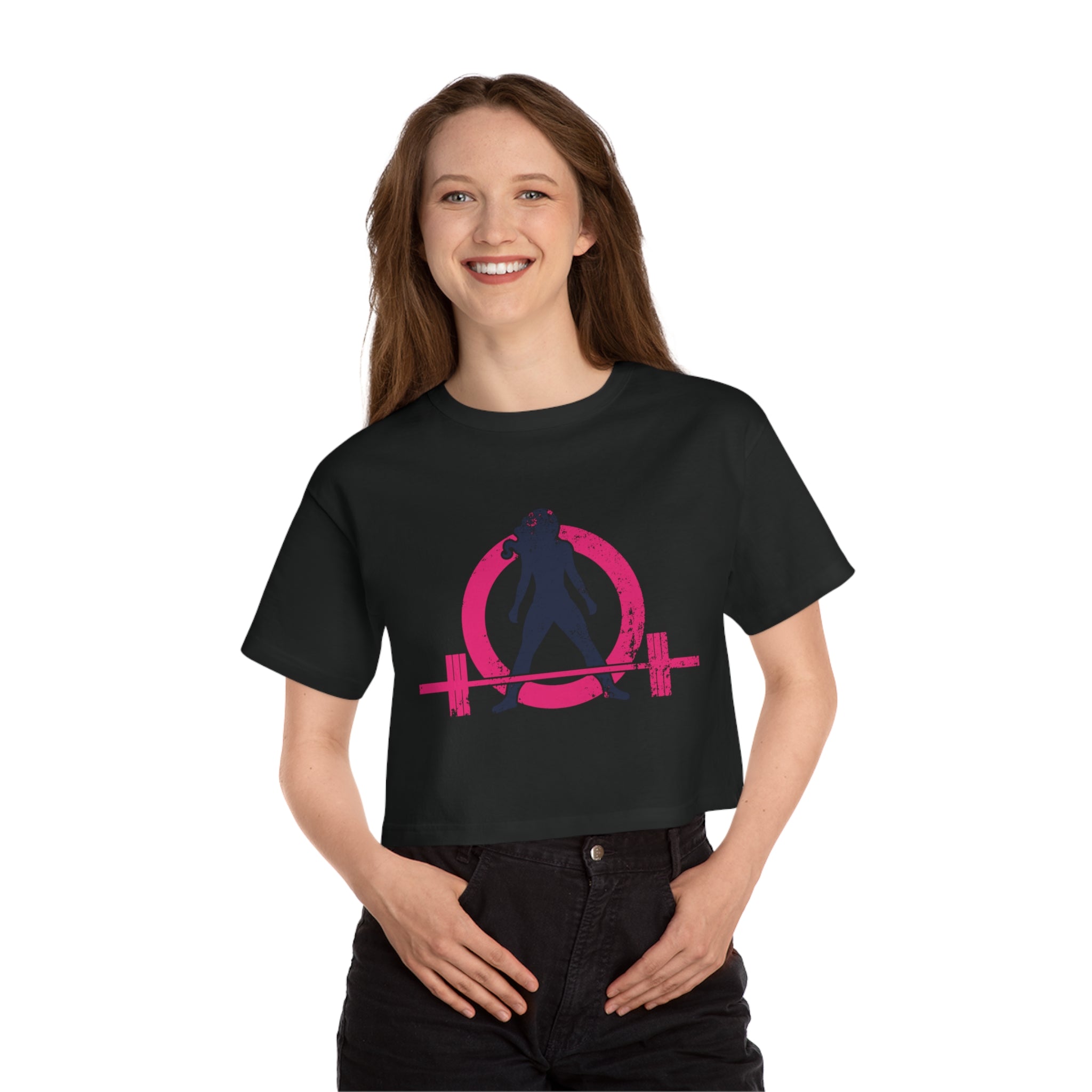 Champion Women's Heritage Cropped T-Shirt - Distressed Color