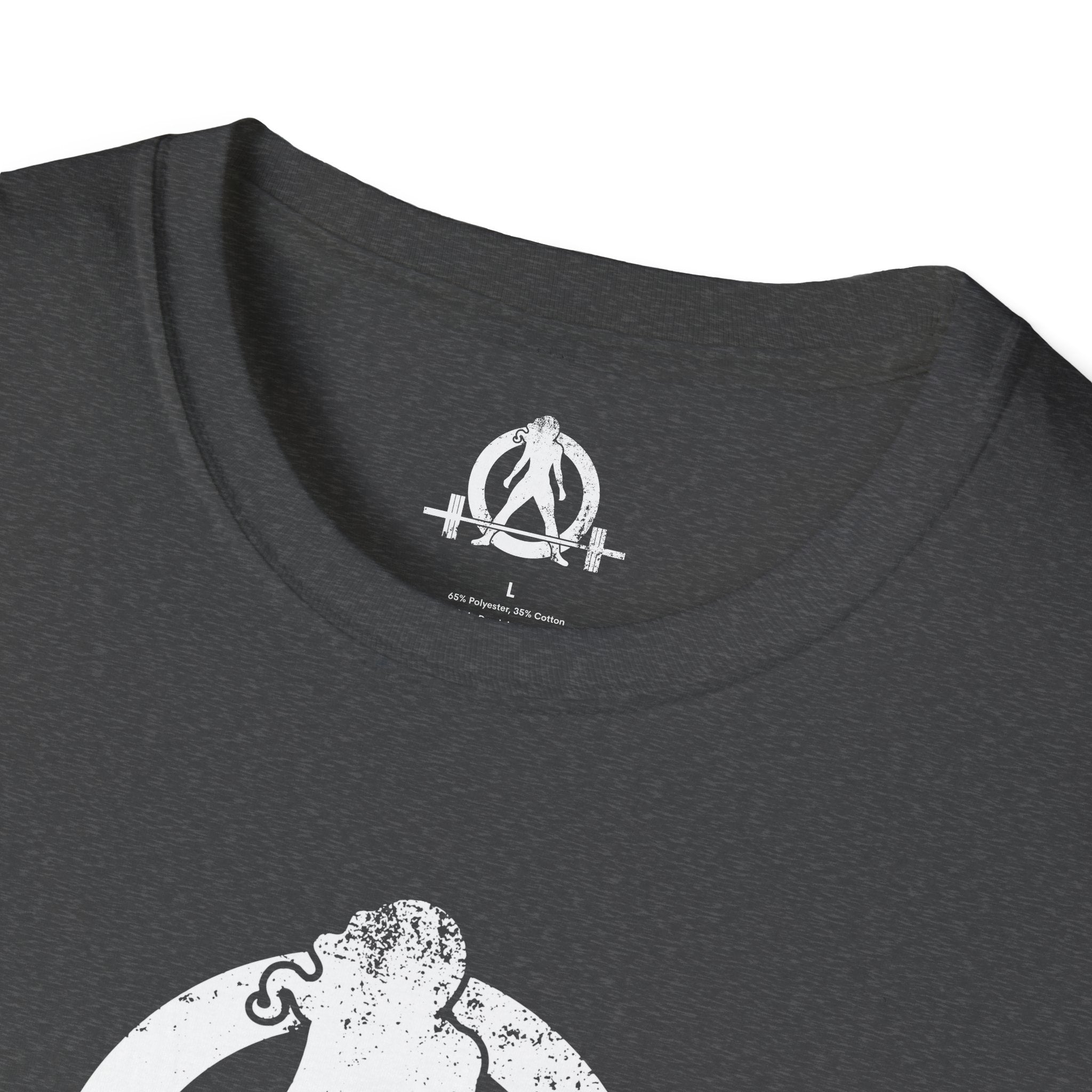 Unisex Softstyle T-Shirt - White Distressed Logo - Plain Back (BEST SELLER)