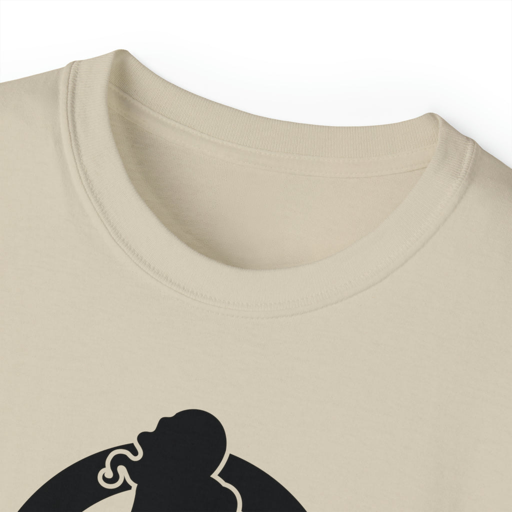 Classic Logo Black - Unisex Ultra Cotton Tee - Plain Back