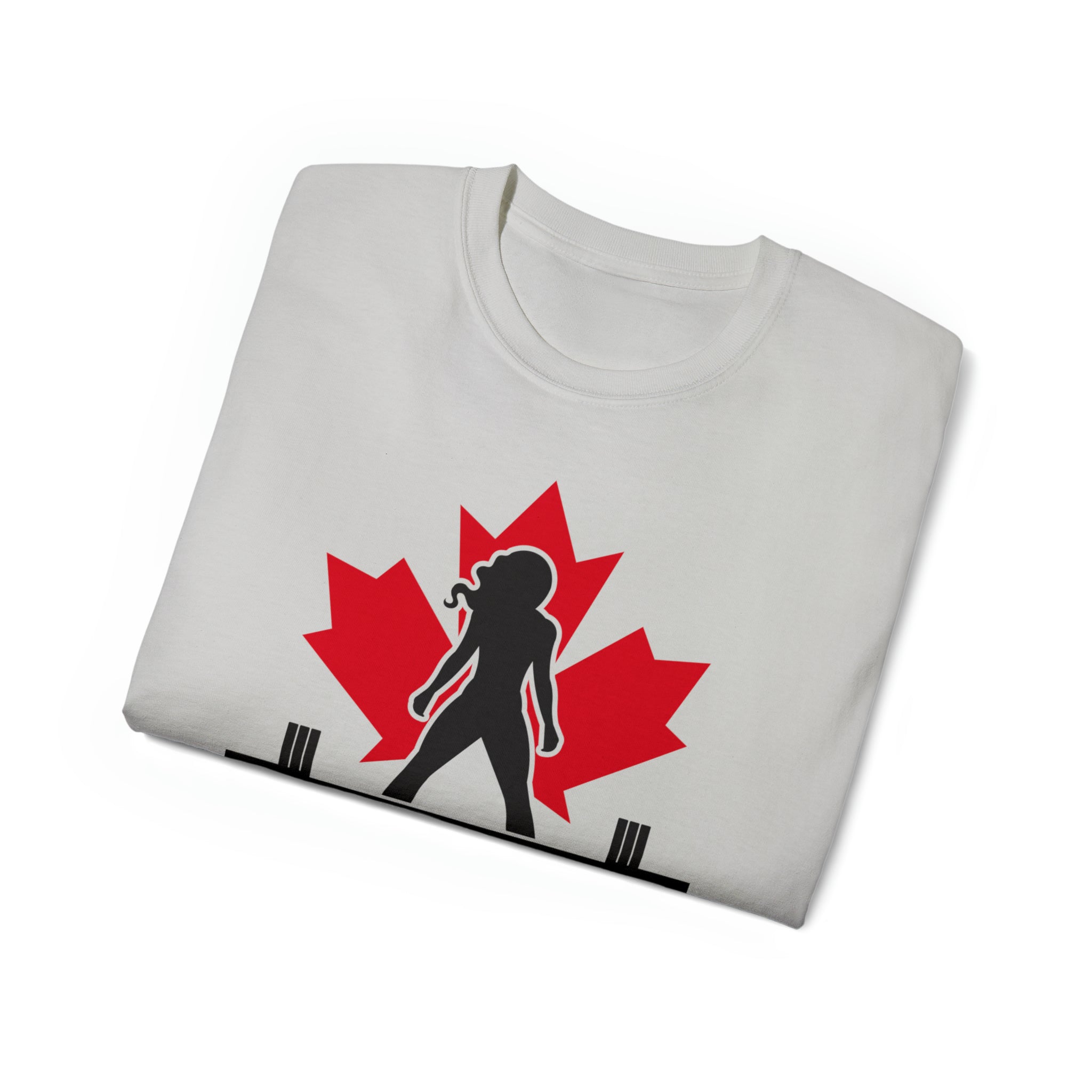 Unisex Ultra Cotton Tee - Canada Logo Light - Plain Back