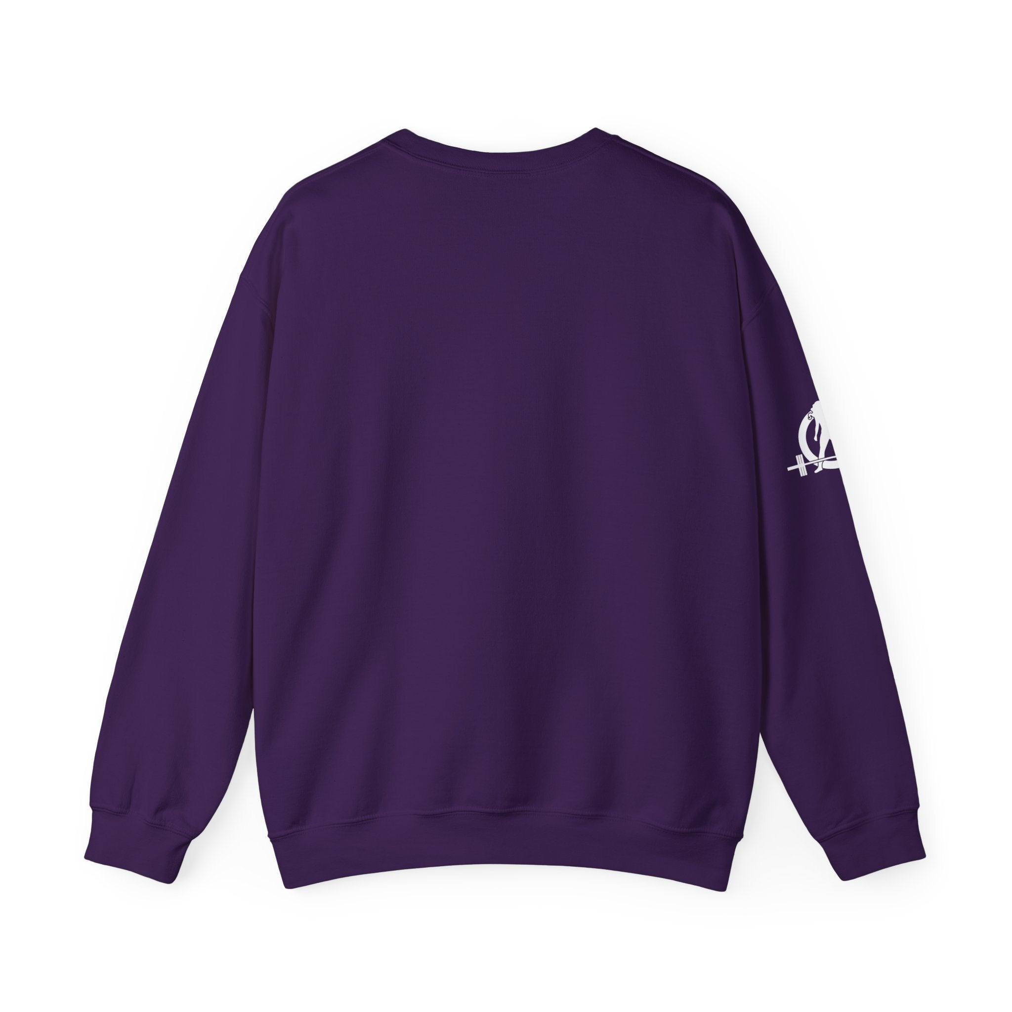 Cardio = Lift Weights Faster - Unisex Heavy Blend™ Crewneck Sweatshirt - Front  Logo