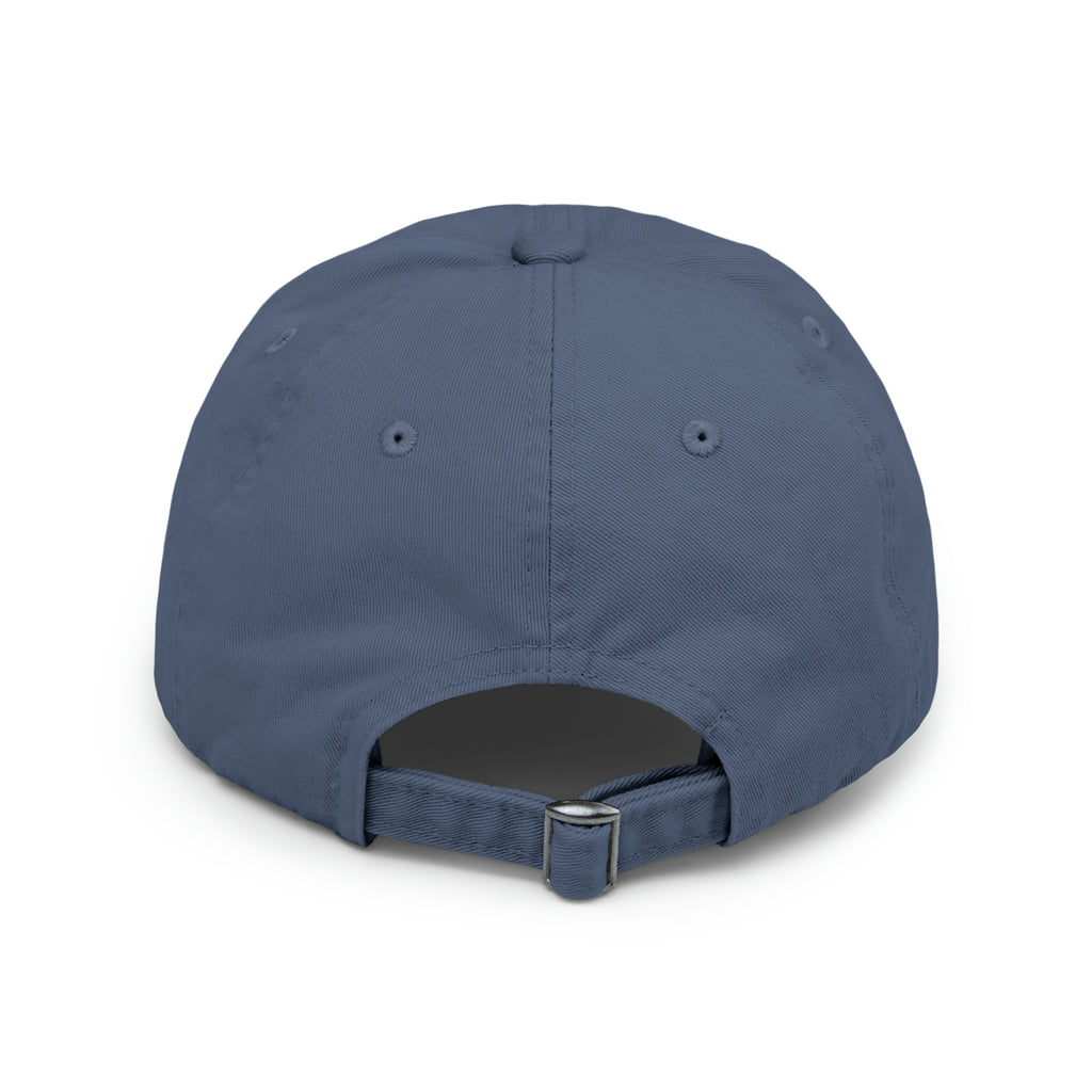 Unisex Distressed Cap - Classic Black Logo