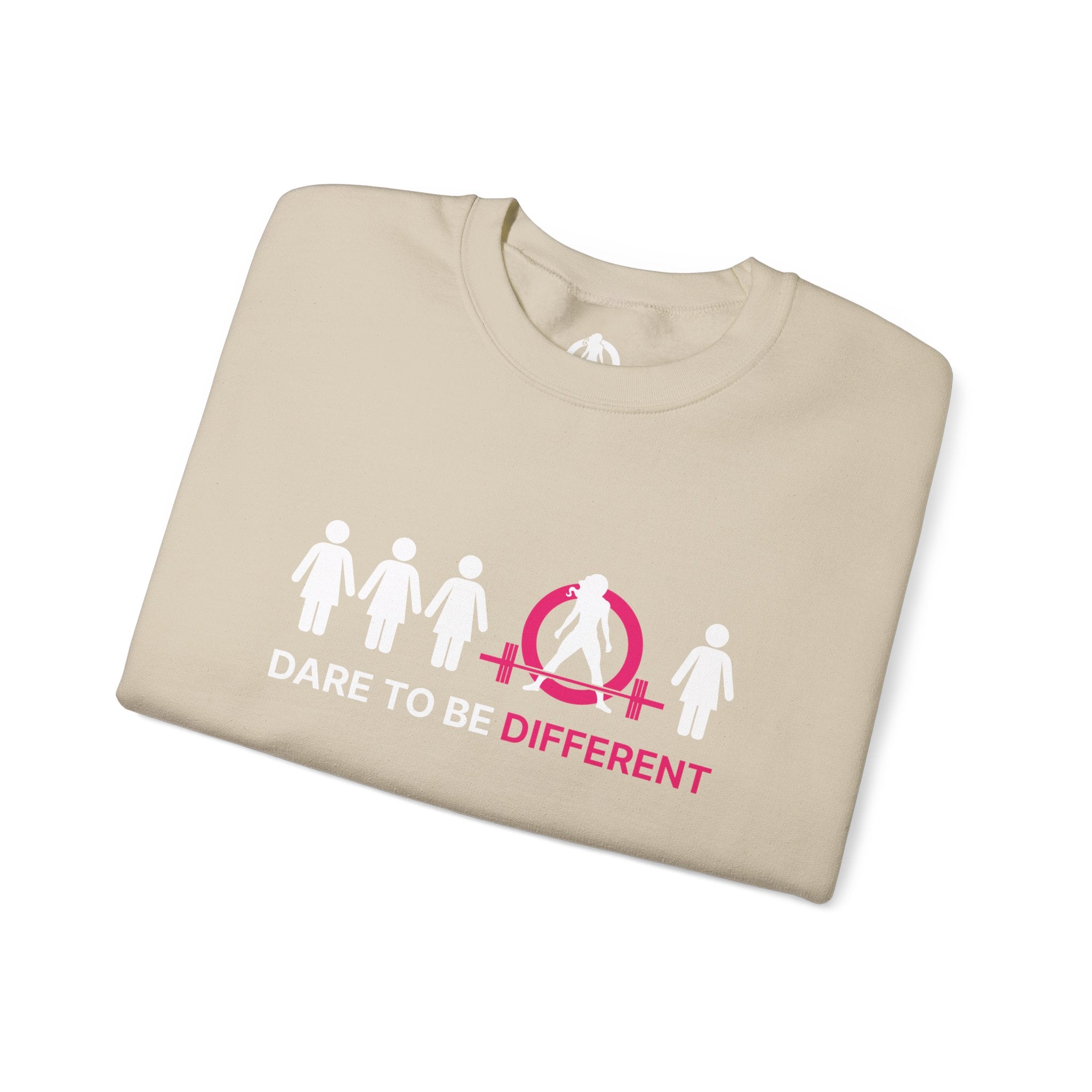 Dare To Be Different - Deadlift - Unisex Heavy Blend™ Crewneck Sweatshirt - Front  Logo