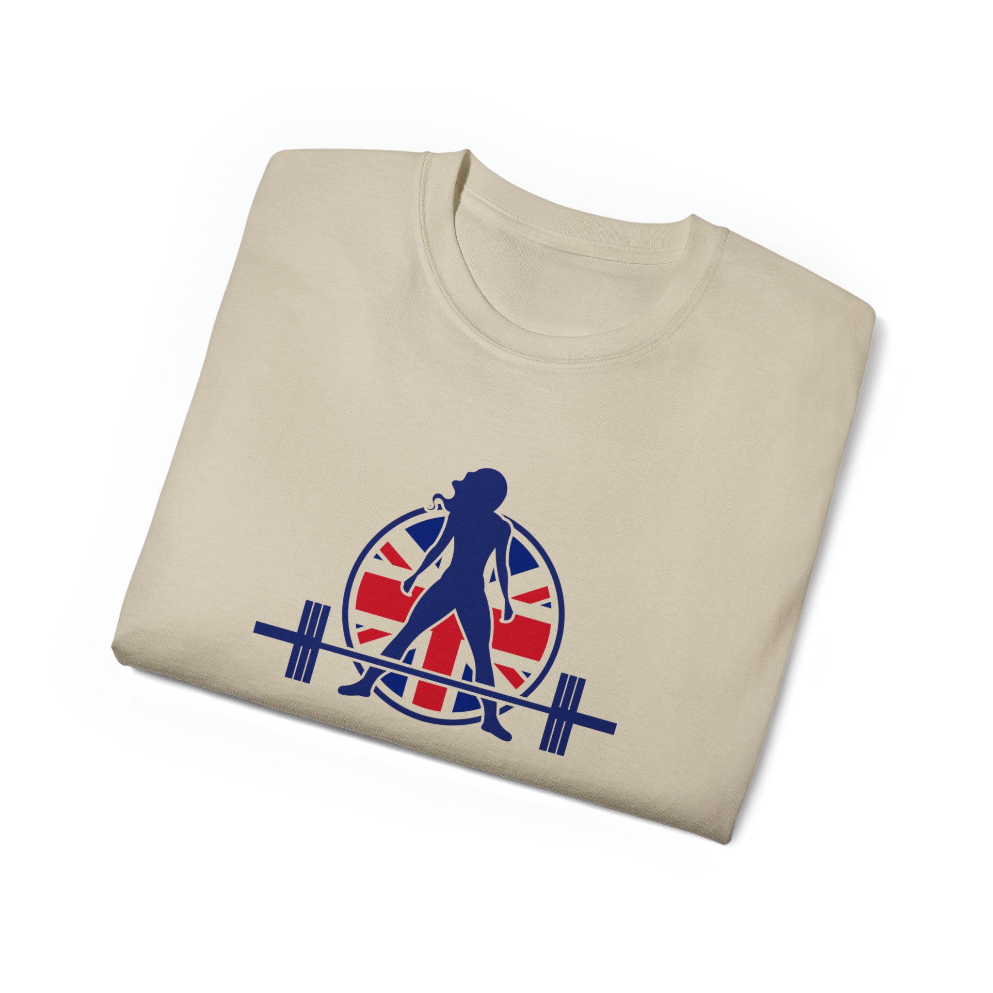 Unisex Ultra Cotton Tee - UK Logo Light - Plain Back
