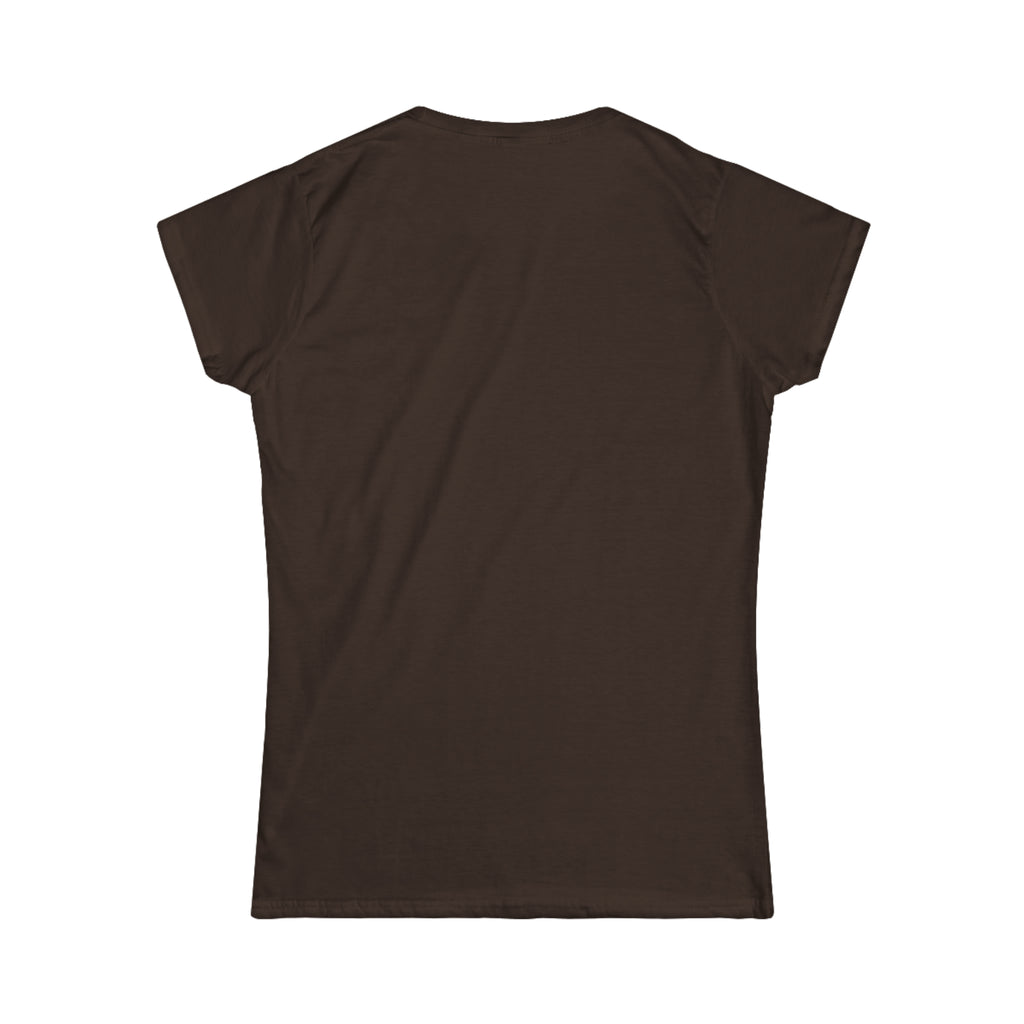 She is STRONG - Women's Softstyle Tee - Front Print White